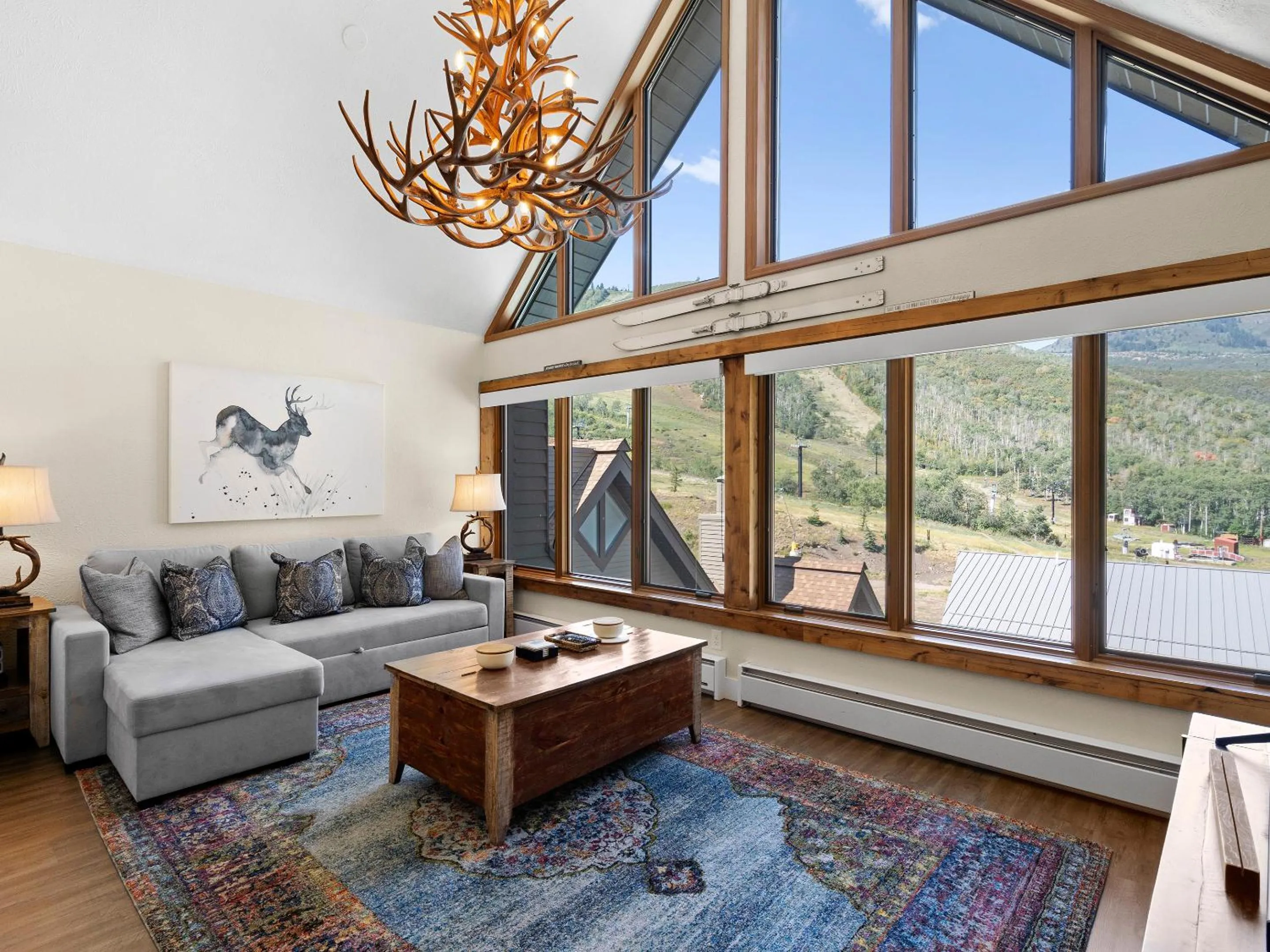 Living room in The Lodge at the Mountain Village by All Seasons Resort Lodging