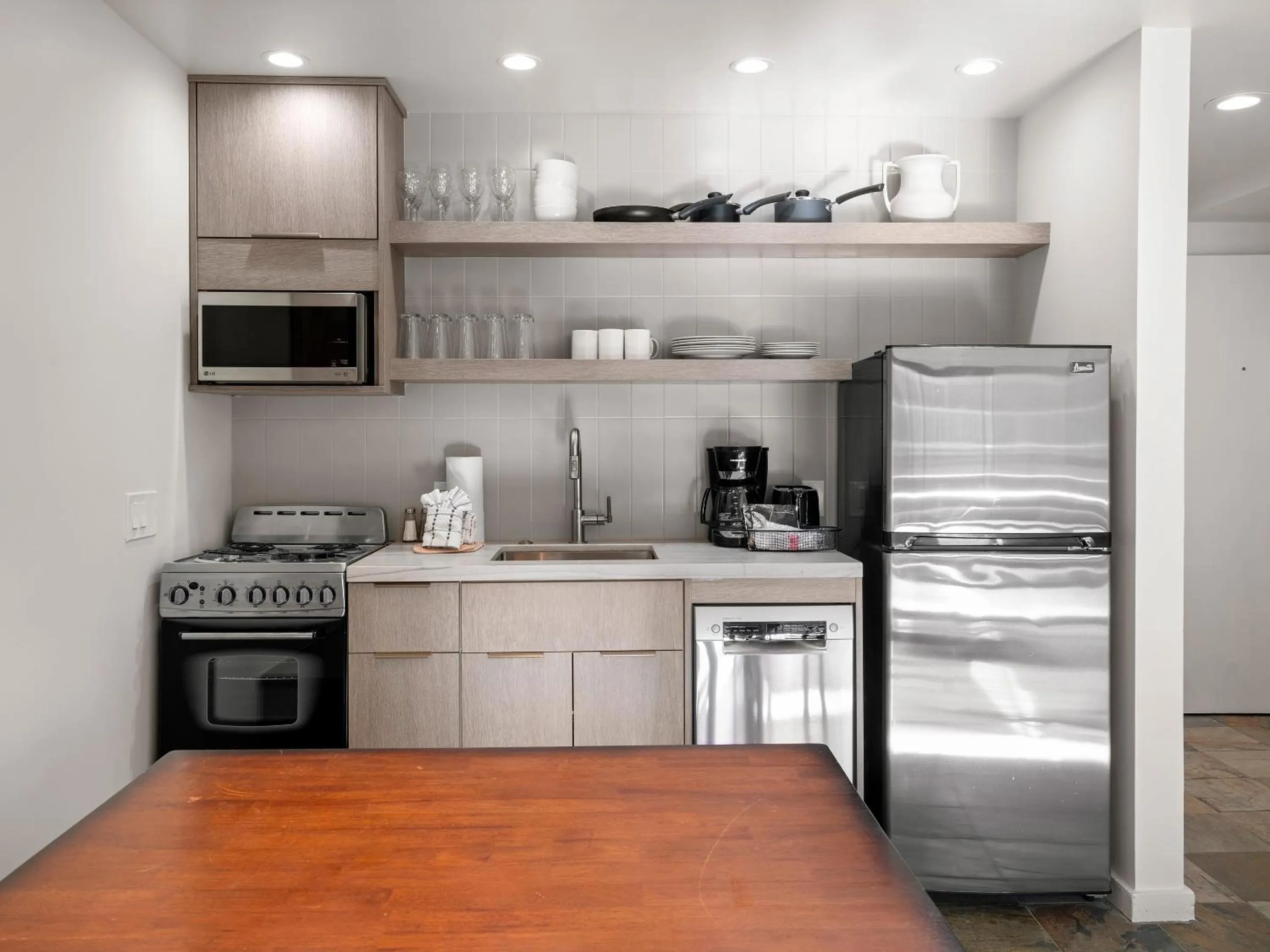 Kitchen or kitchenette in The Lodge at the Mountain Village by All Seasons Resort Lodging
