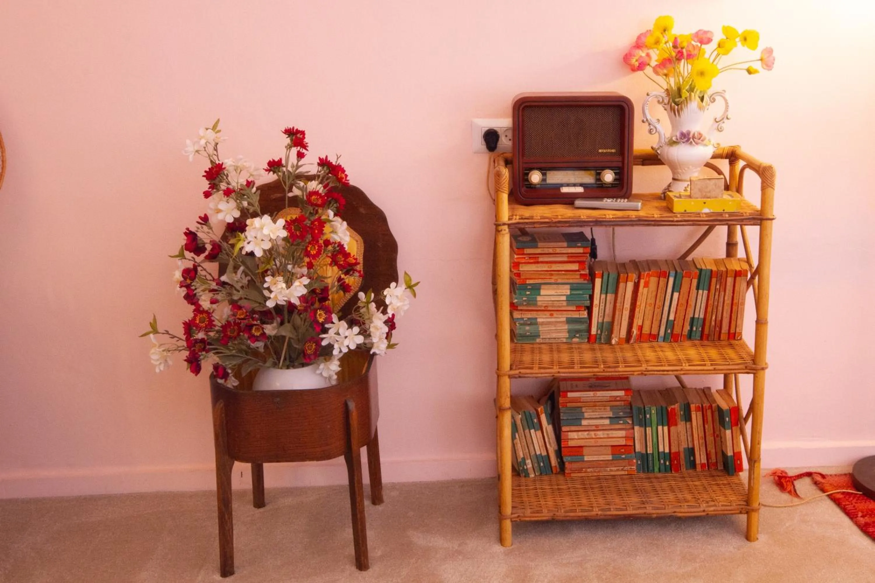 Library in The Walled Off Hotel