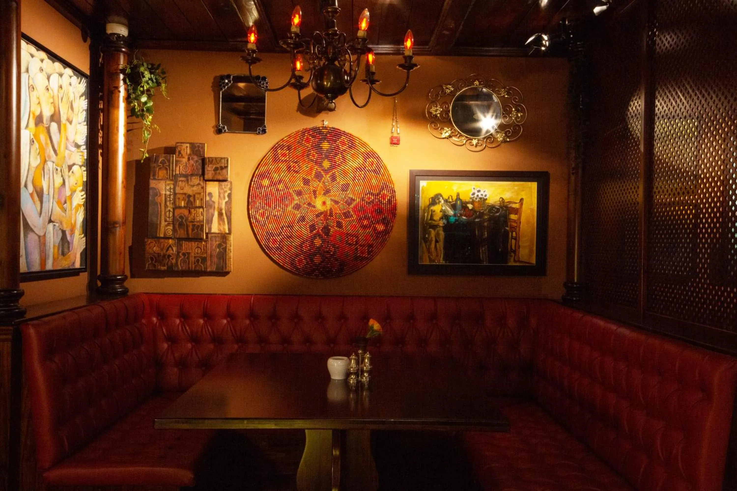 Lounge or bar in The Walled Off Hotel