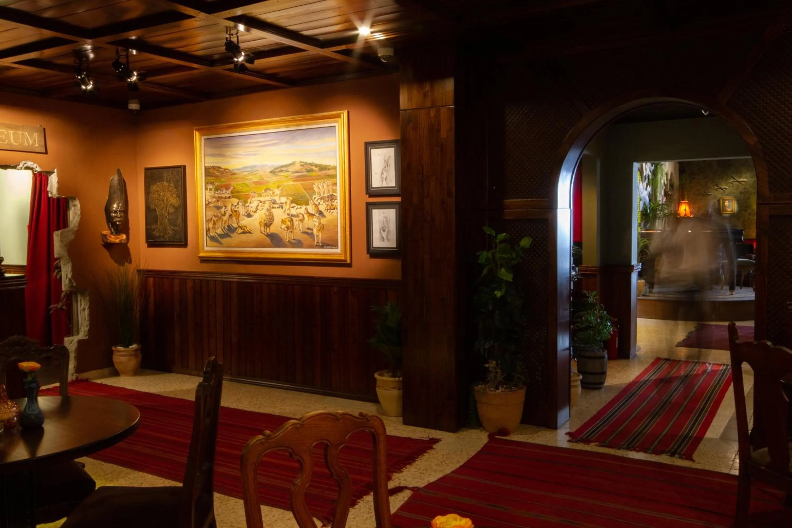 Lounge or bar in The Walled Off Hotel