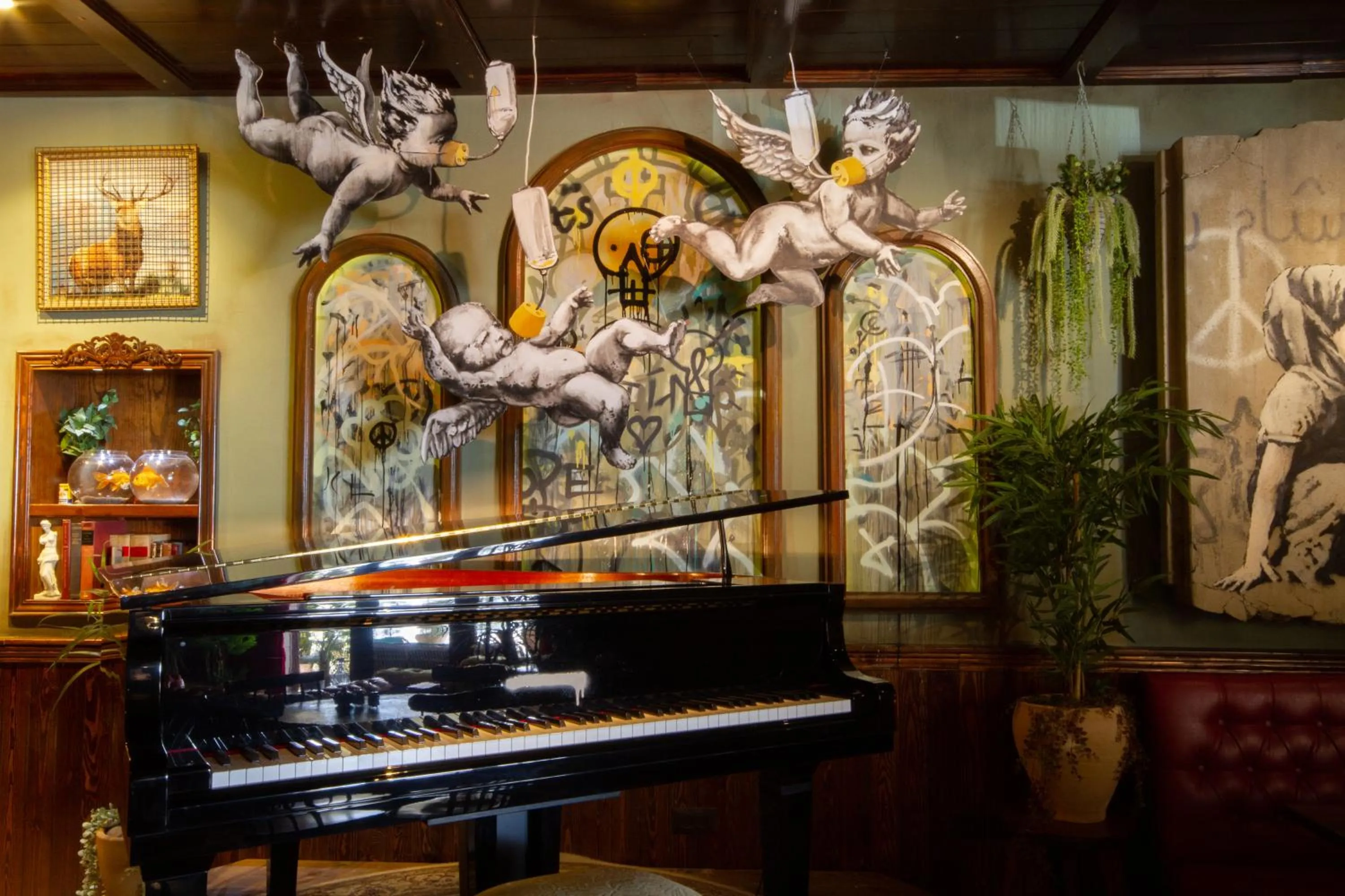 Restaurant/places to eat in The Walled Off Hotel