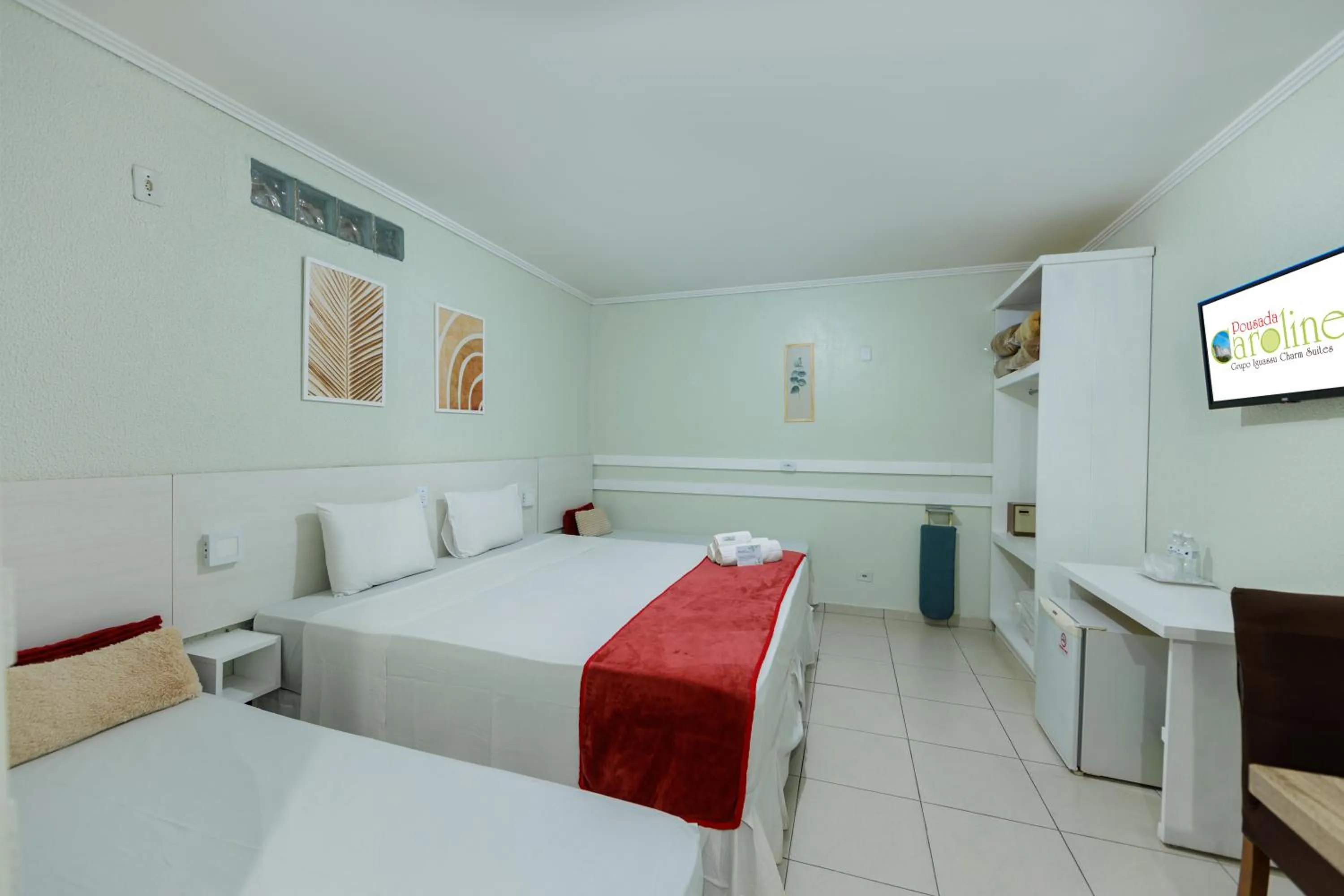 Bed in Hotel e Pousada Caroline