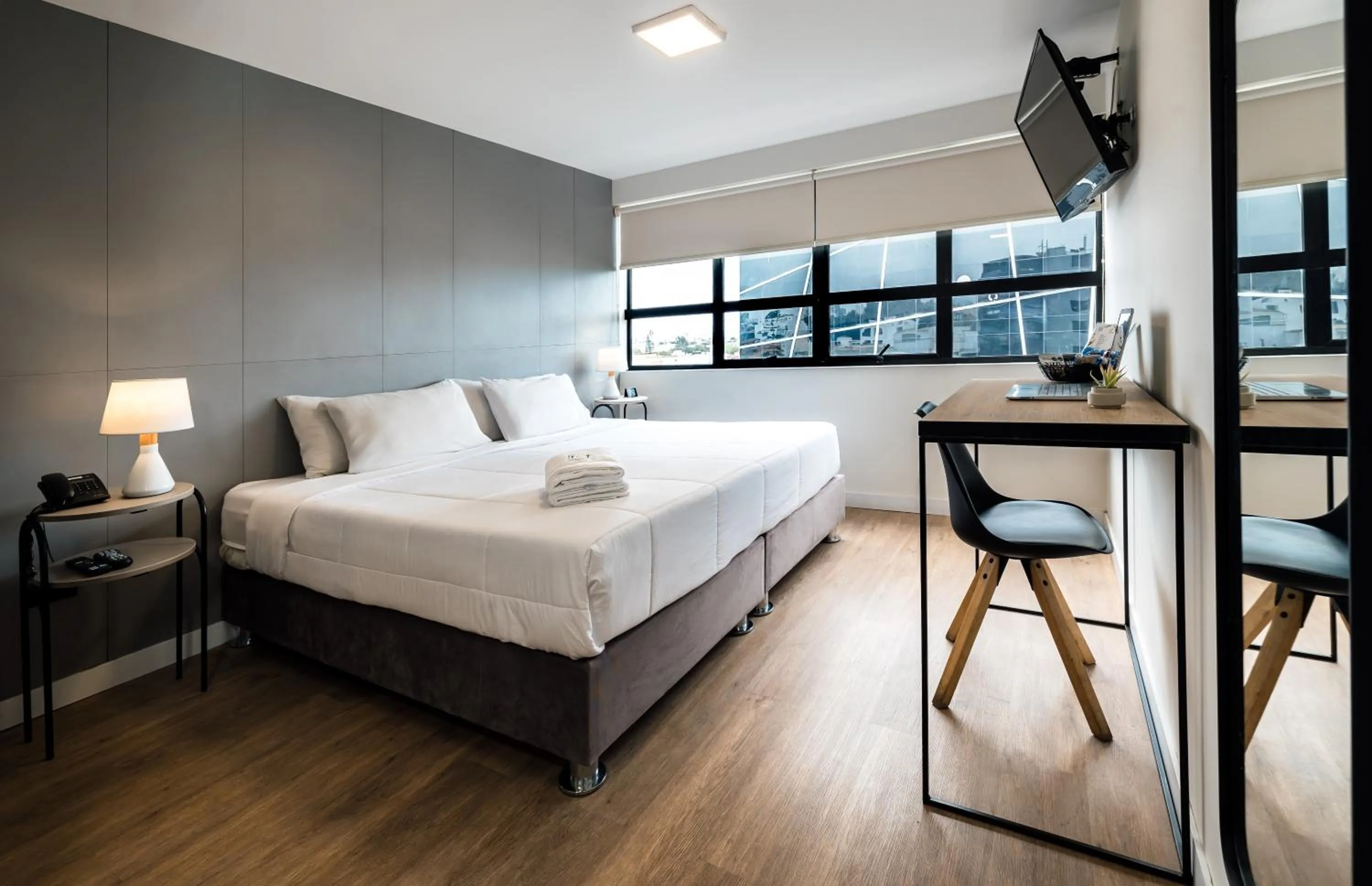 Bed in Miraflores Suites Centro