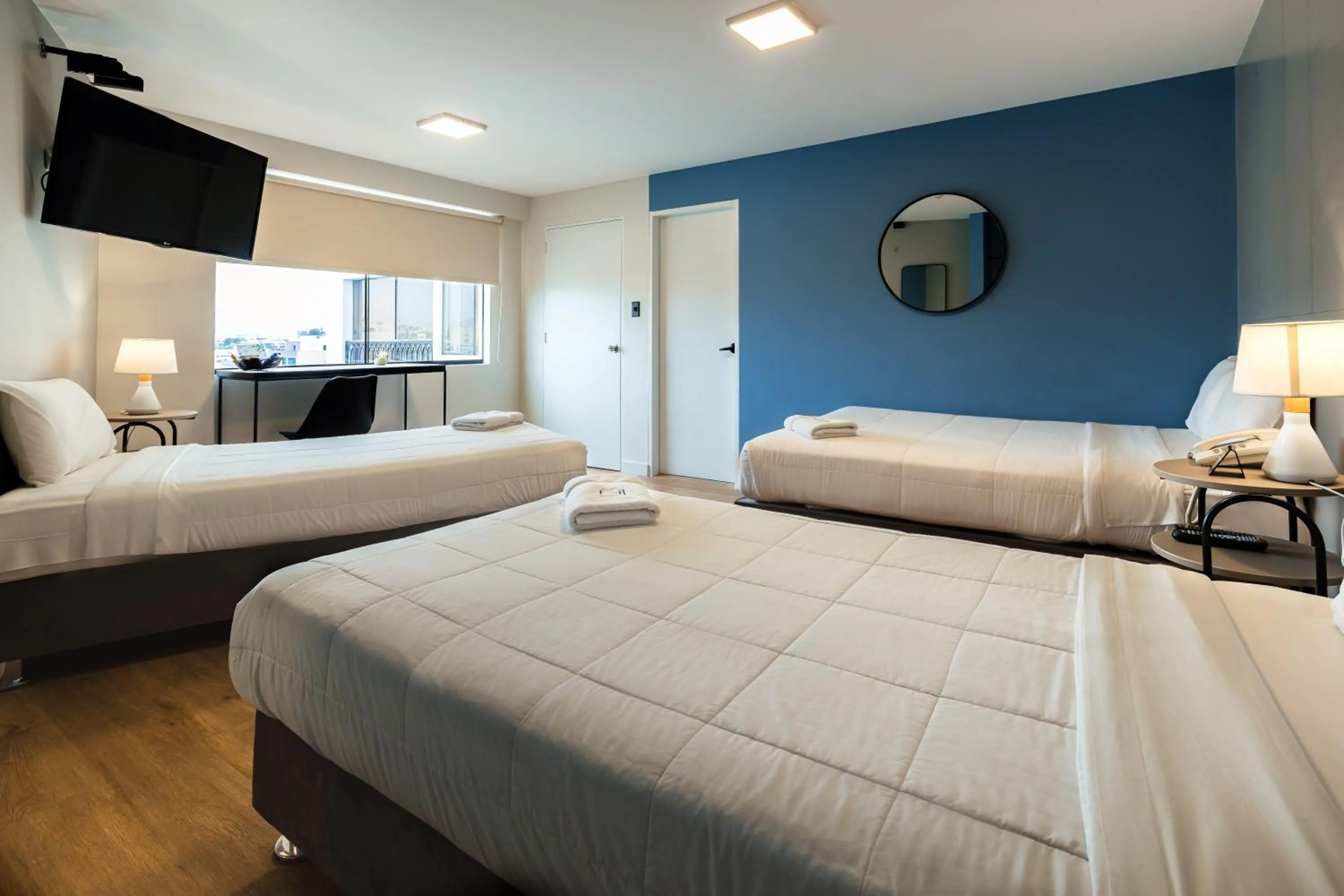 Bed in Miraflores Suites Centro