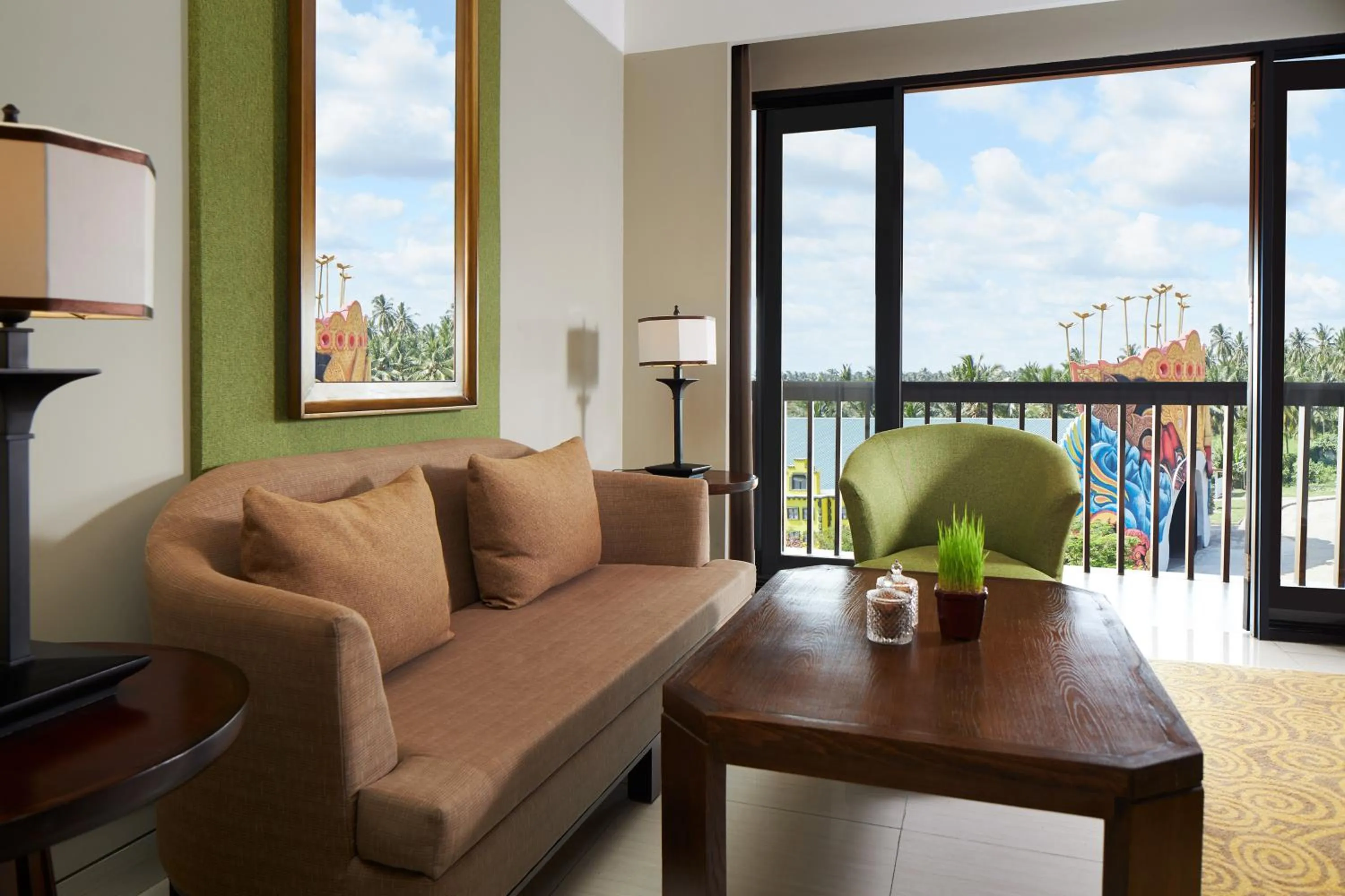 Seating area in eL Hotel Banyuwangi