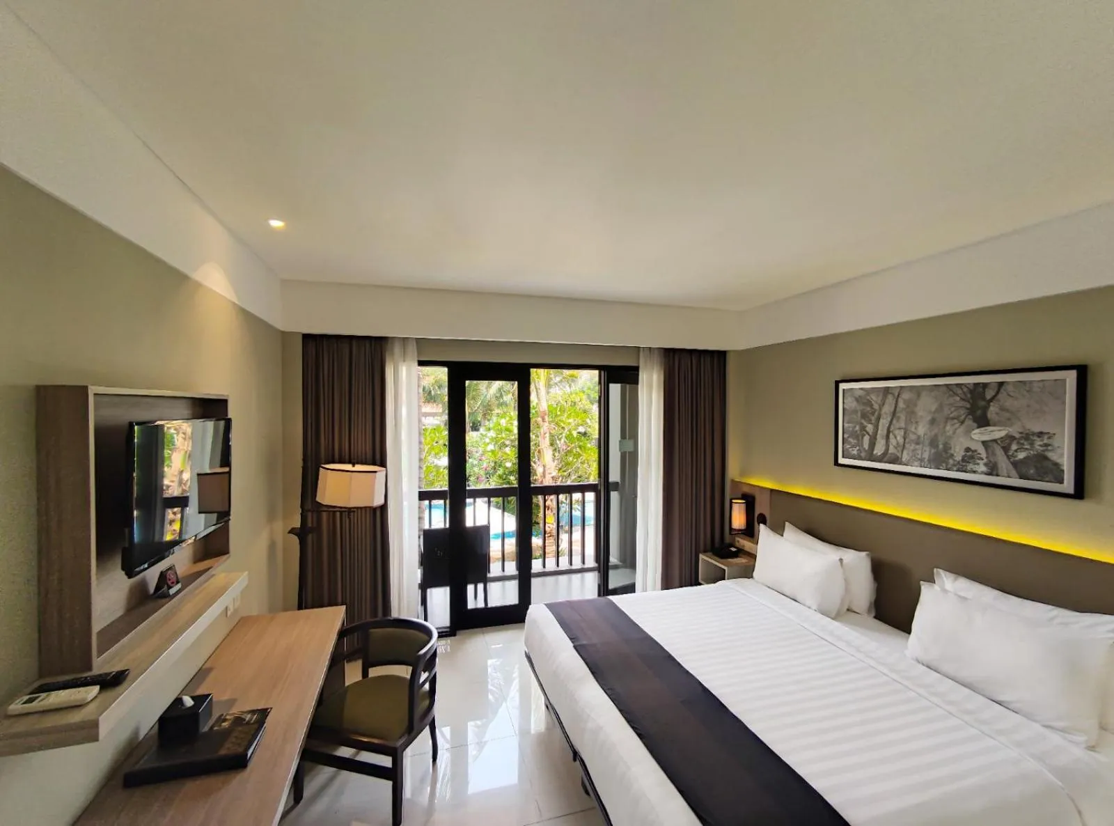 Bed in eL Hotel Banyuwangi