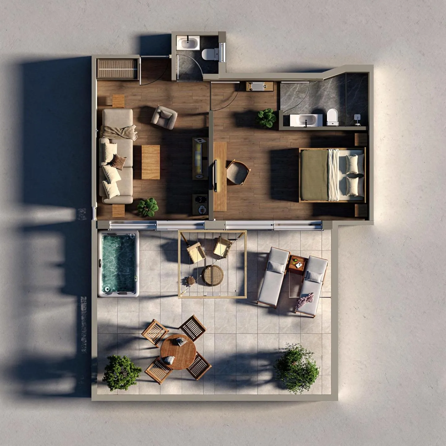 Floor plan in Athenian Riviera Hotel& Suites