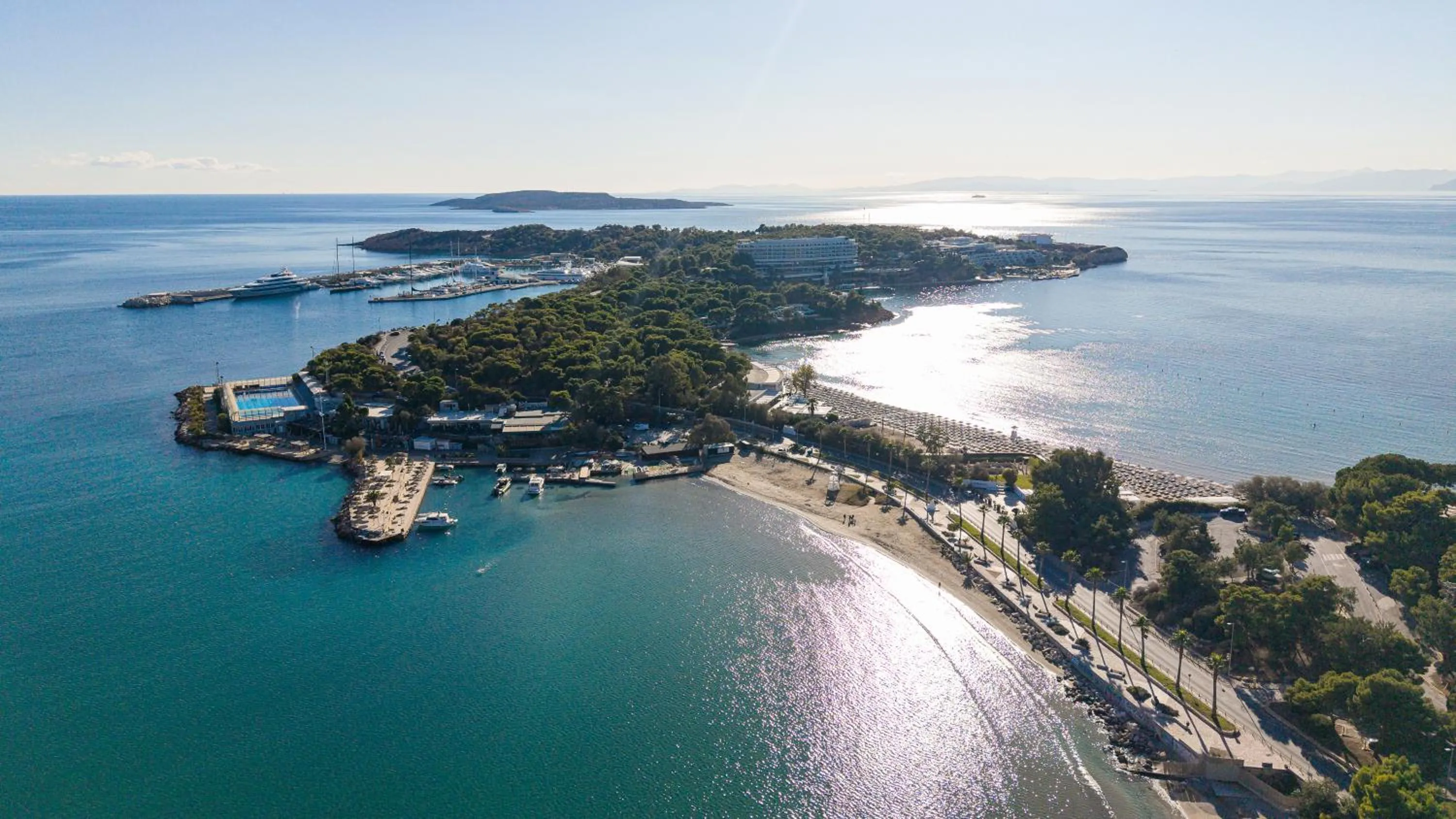 Beach in Athenian Riviera Hotel& Suites