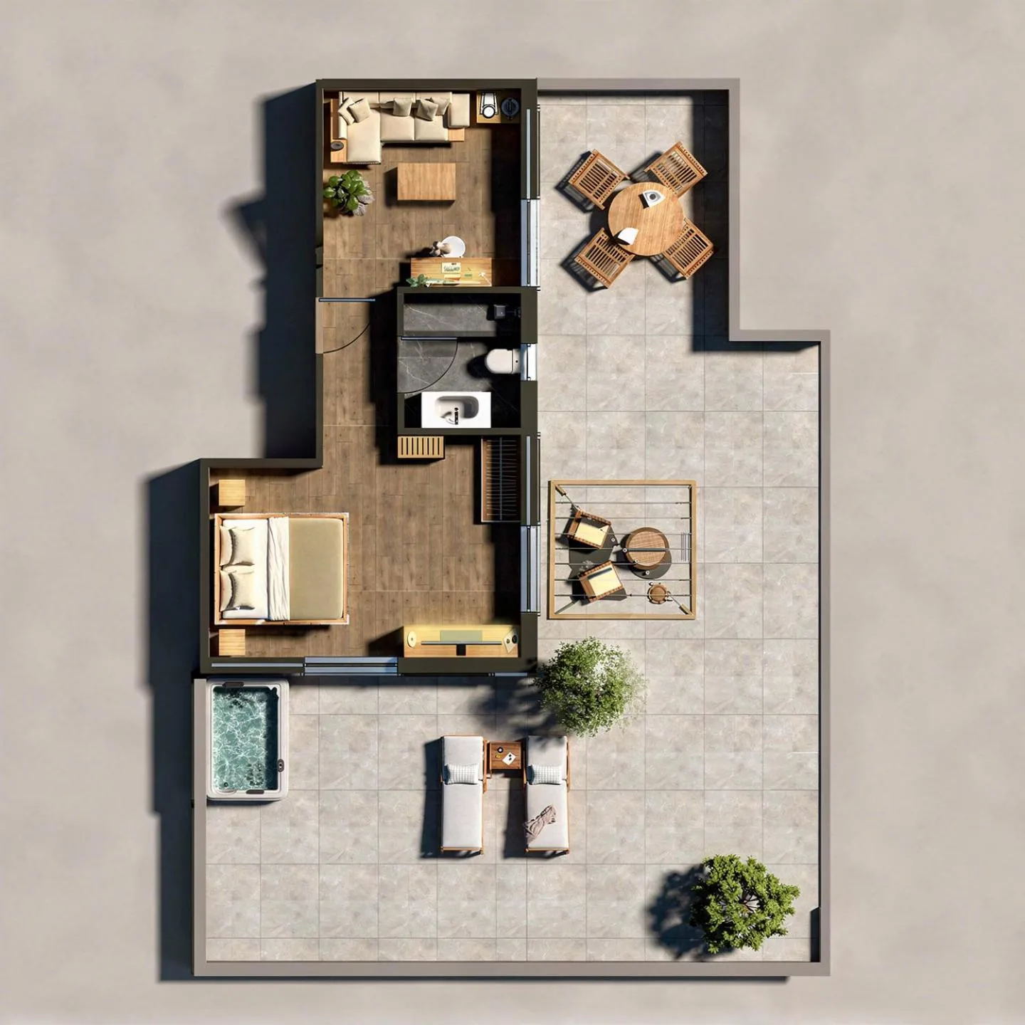 Floor plan in Athenian Riviera Hotel& Suites