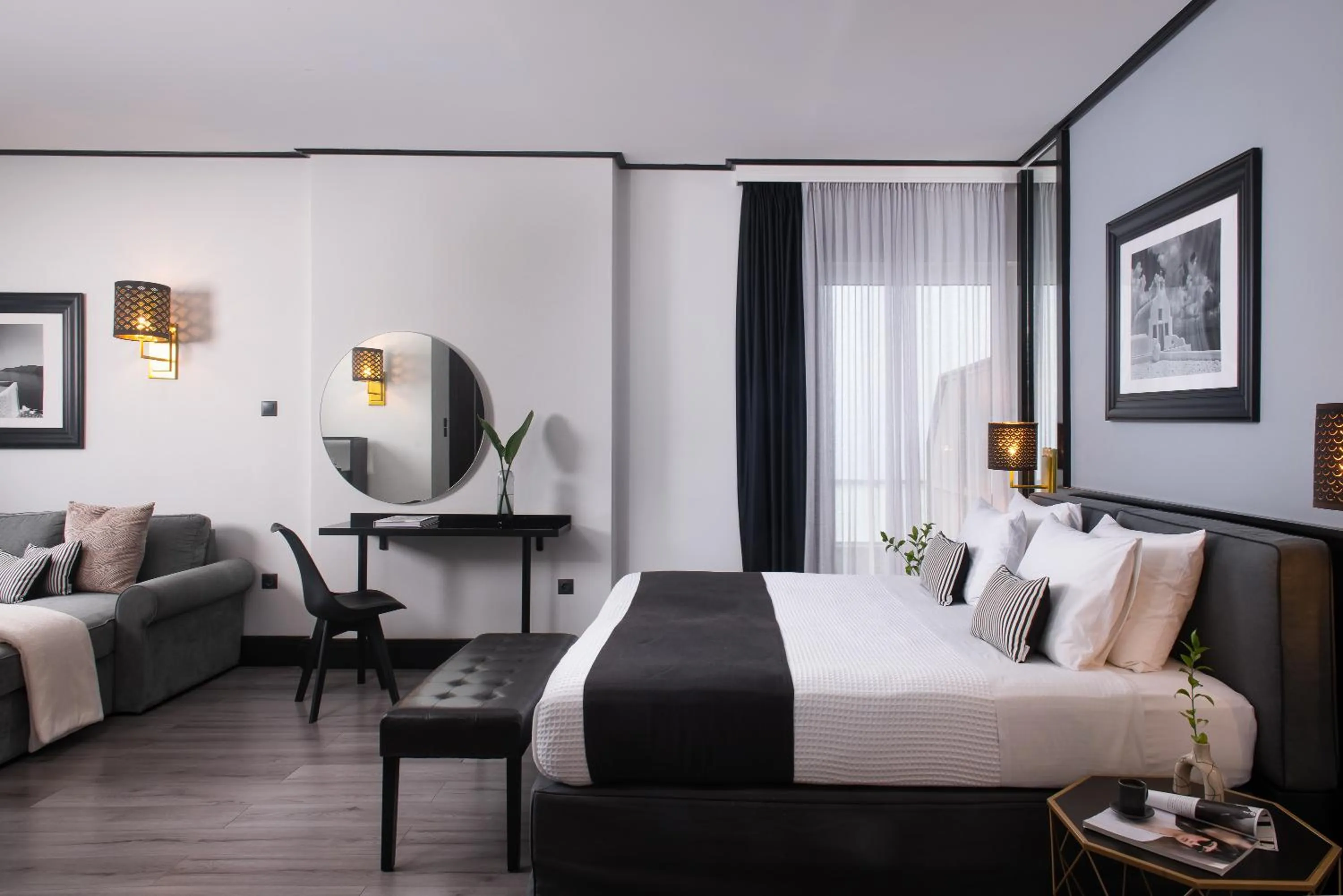 Bedroom, Bed in Athenian Riviera Hotel& Suites