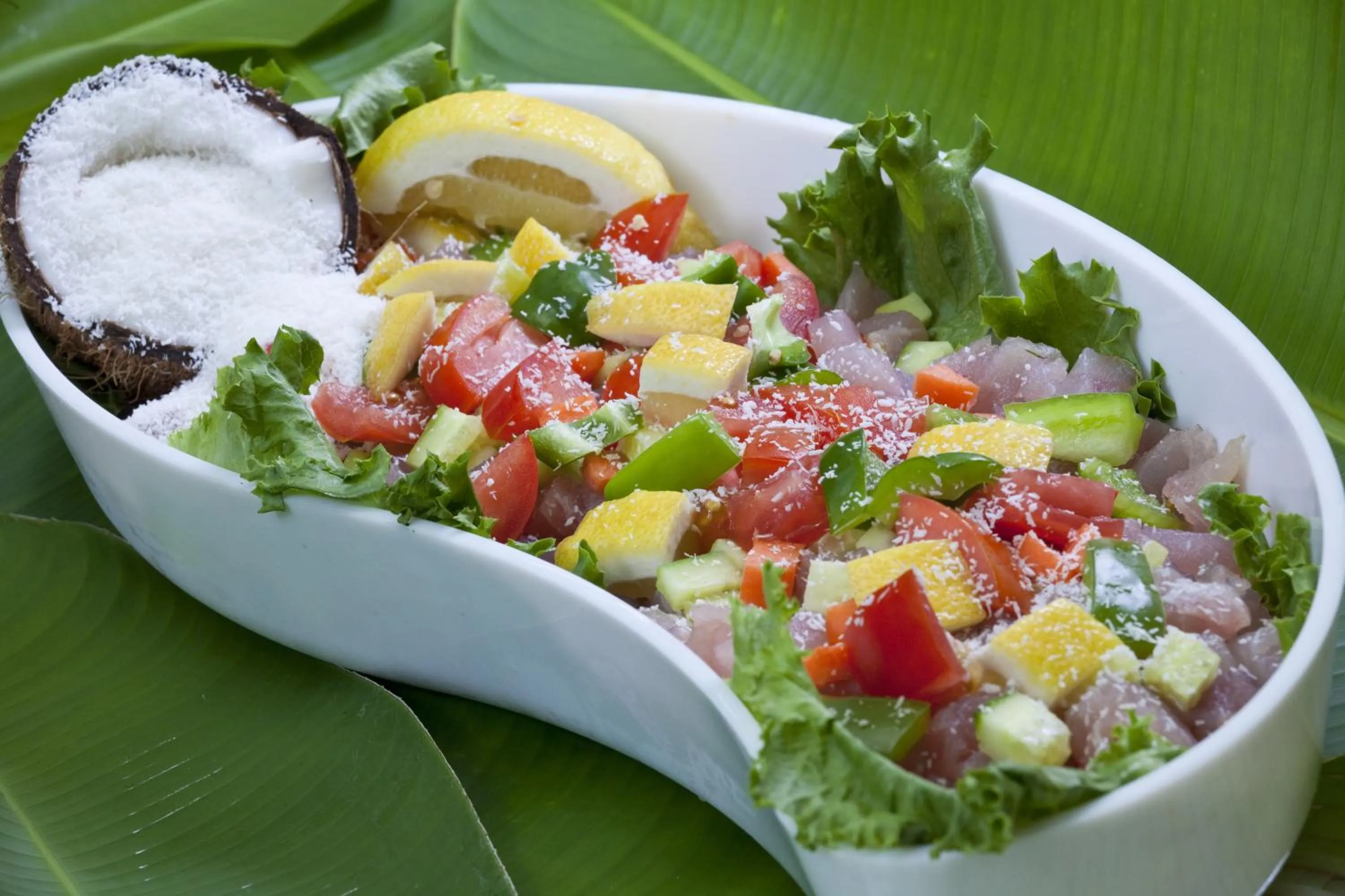 Food and drinks in Hôtel Le Lagon