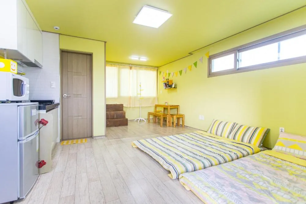 Bed in 오후여섯시펜션