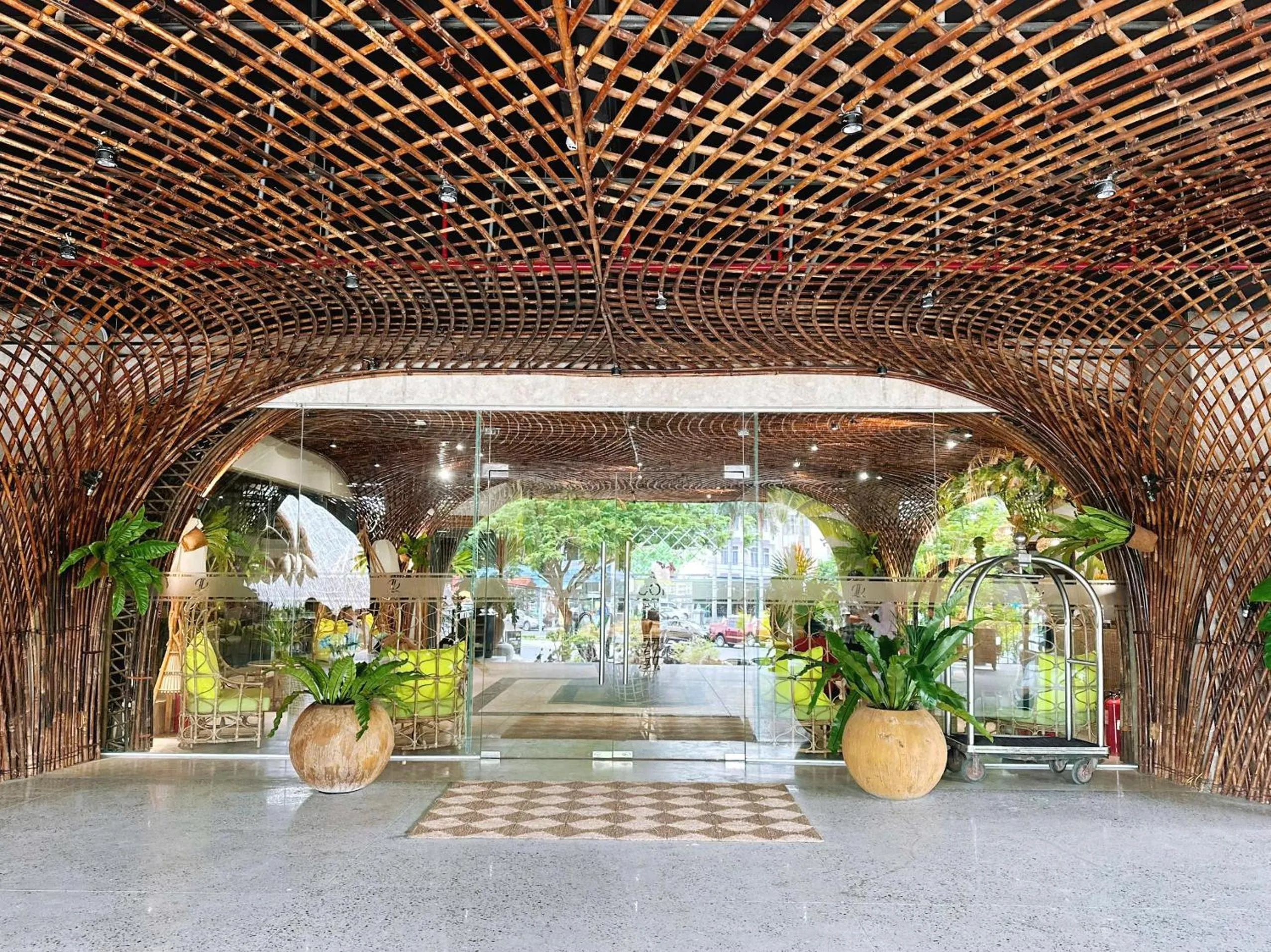 Facade/entrance in MissBamboo Hotel Nha Trang