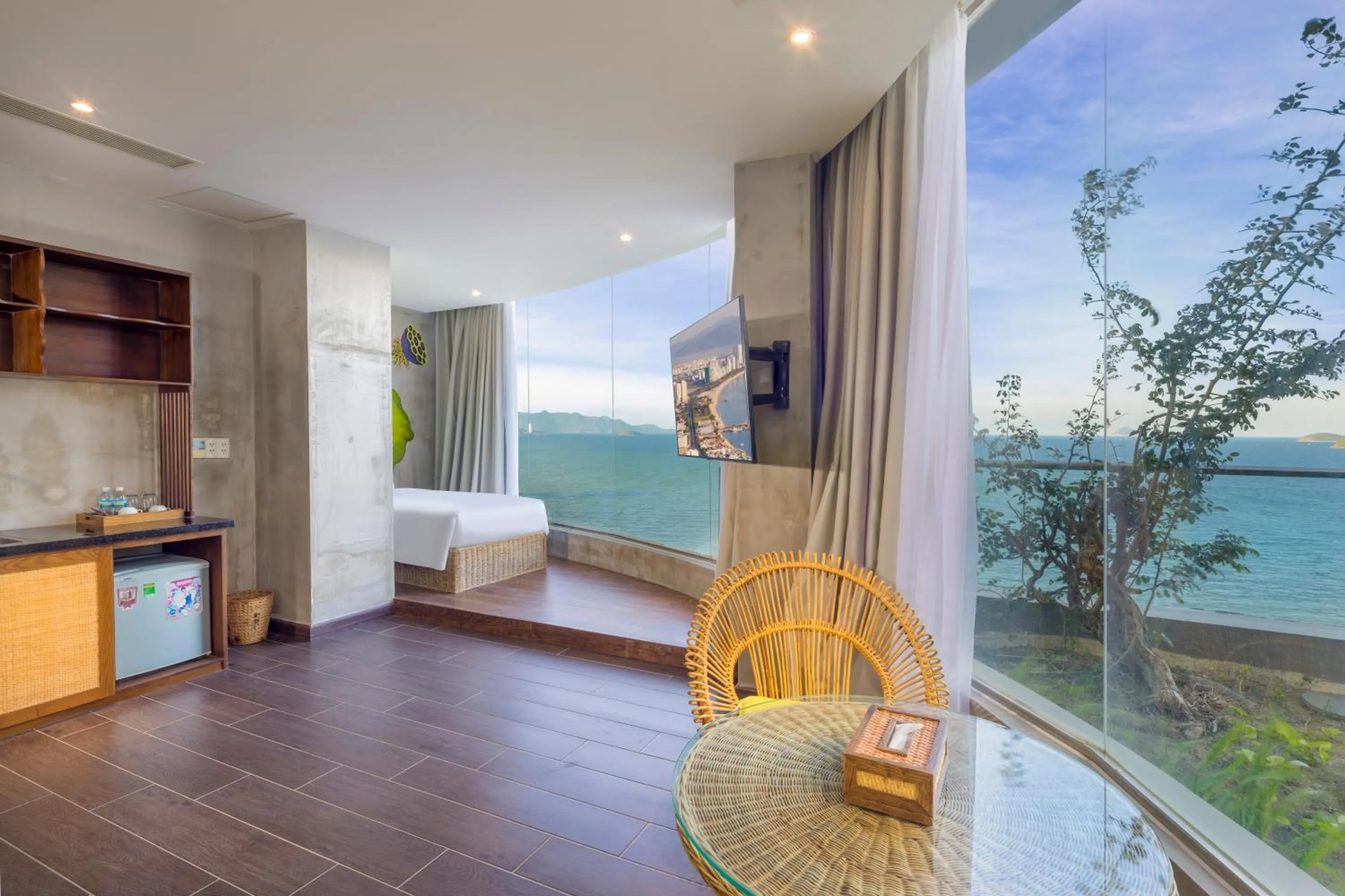 Photo of the whole room, Bed in MissBamboo Hotel Nha Trang