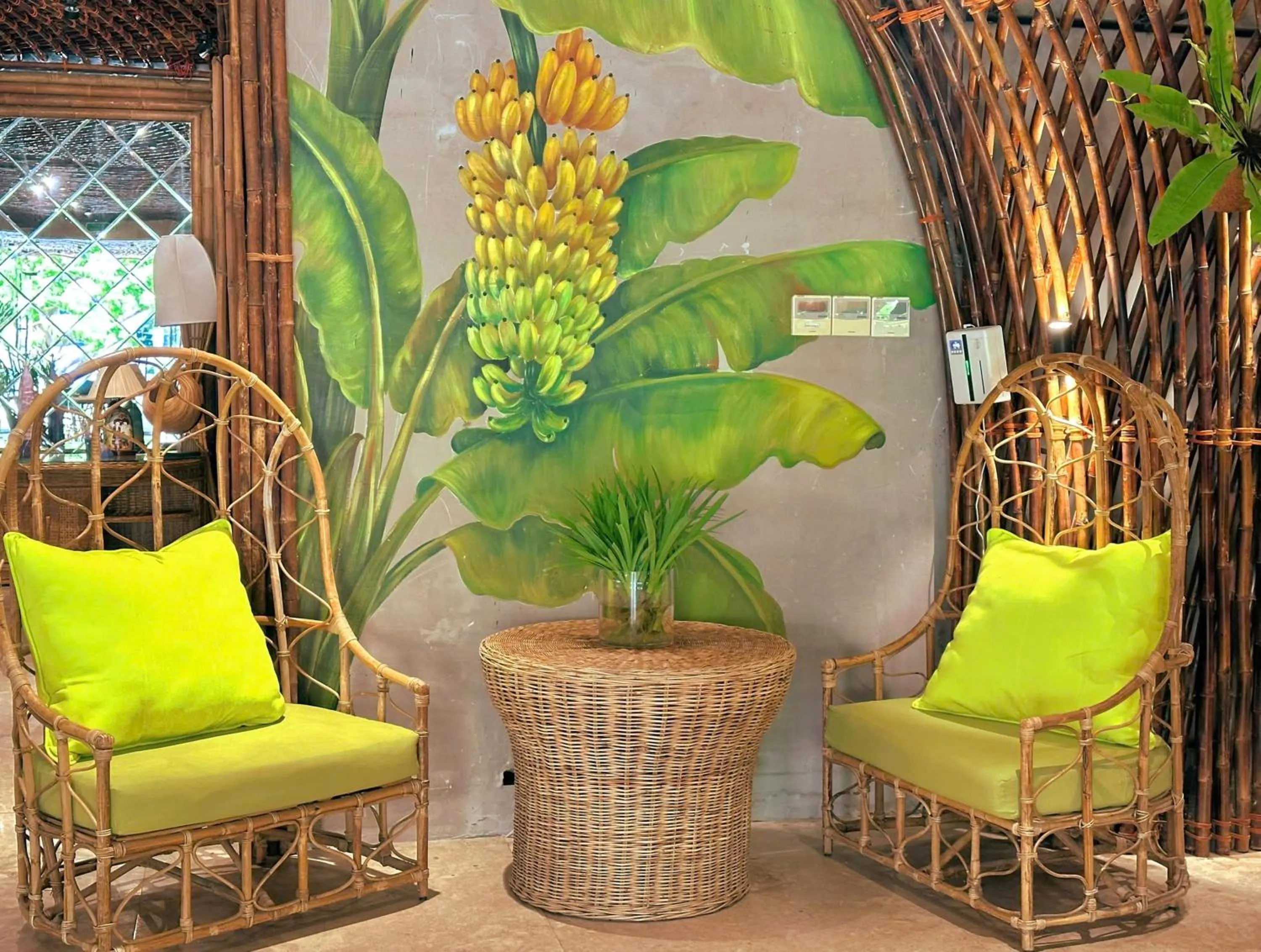 Seating area in MissBamboo Hotel Nha Trang