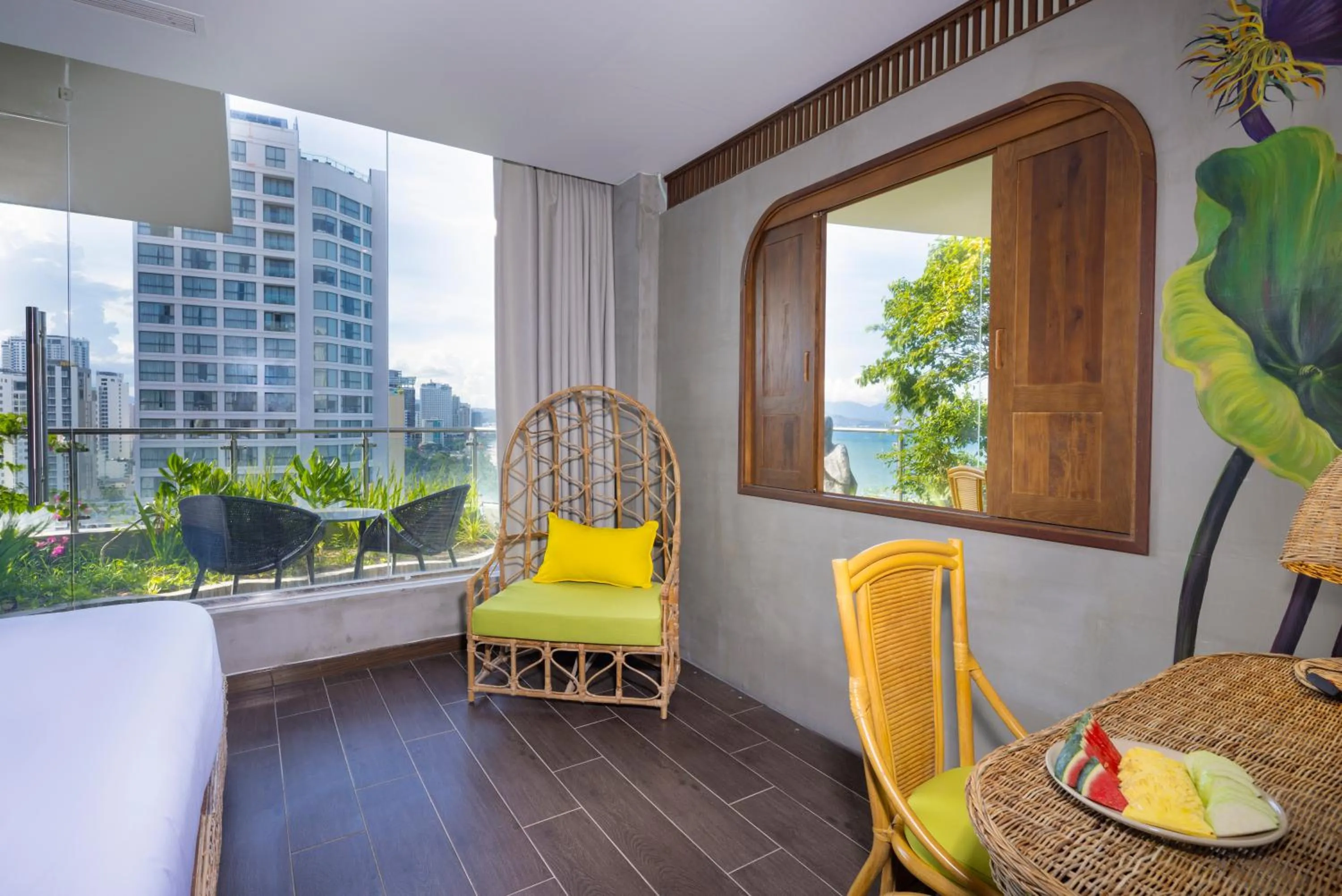 Patio in MissBamboo Hotel Nha Trang