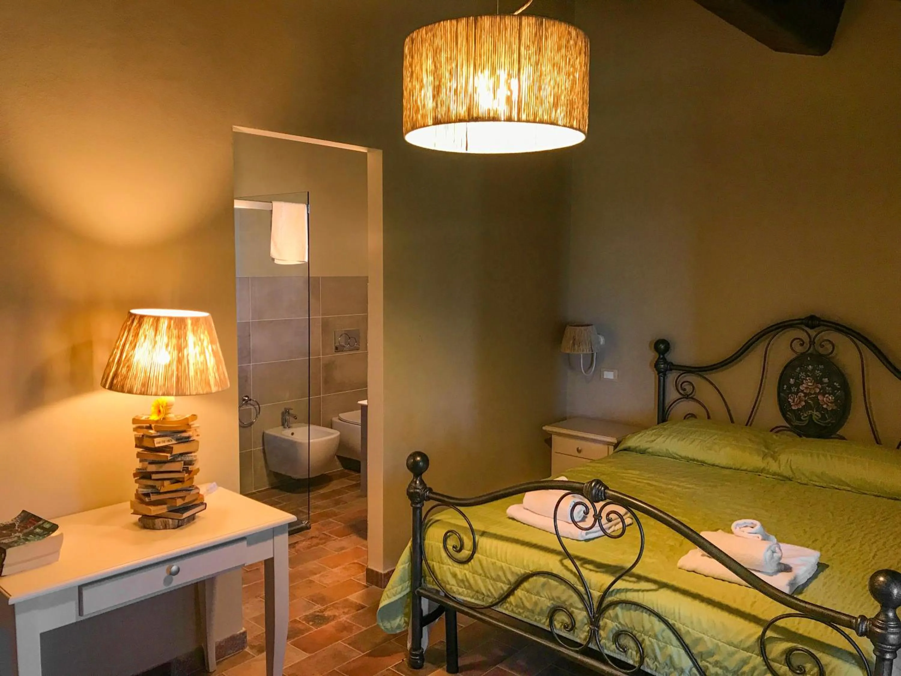 Bedroom, Bed in Agriturismo Pompilia