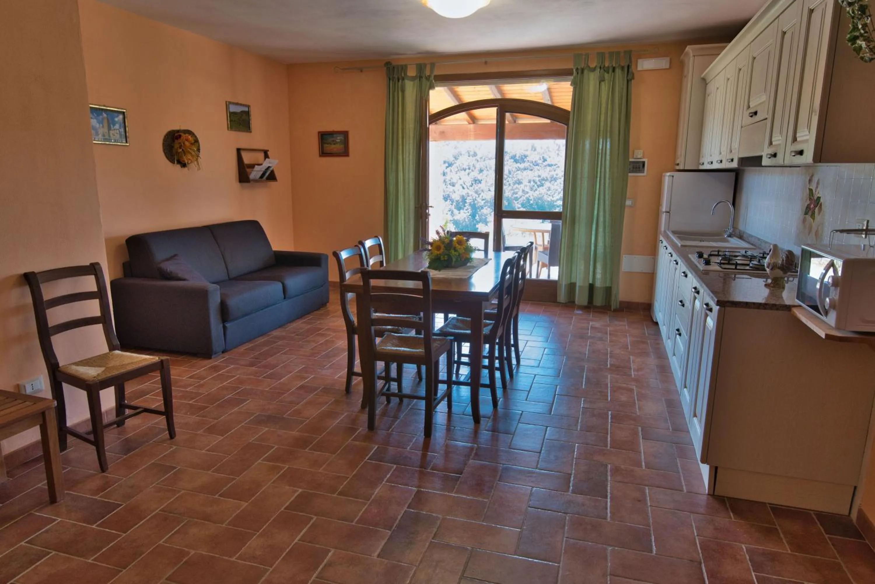 kitchen in Agriturismo Pompilia