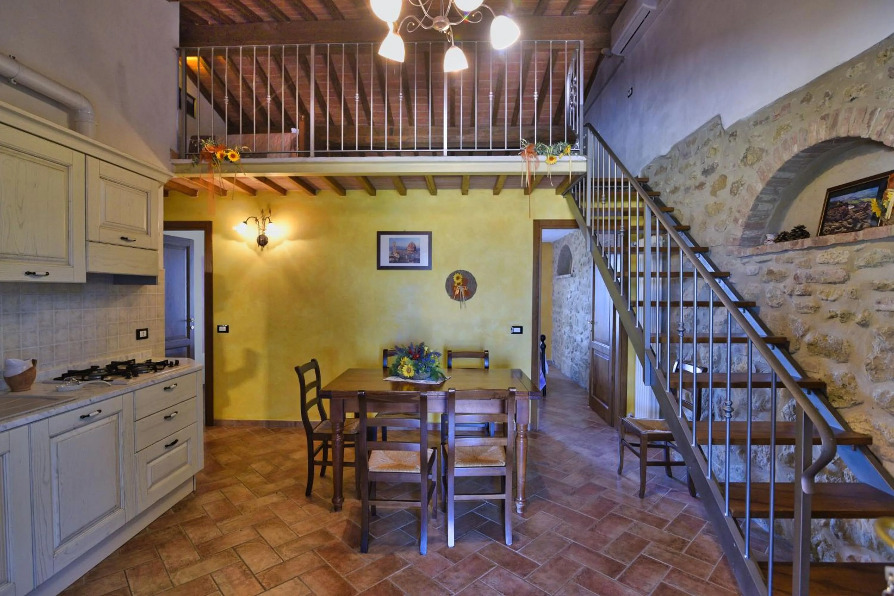 Kitchen or kitchenette in Agriturismo Pompilia