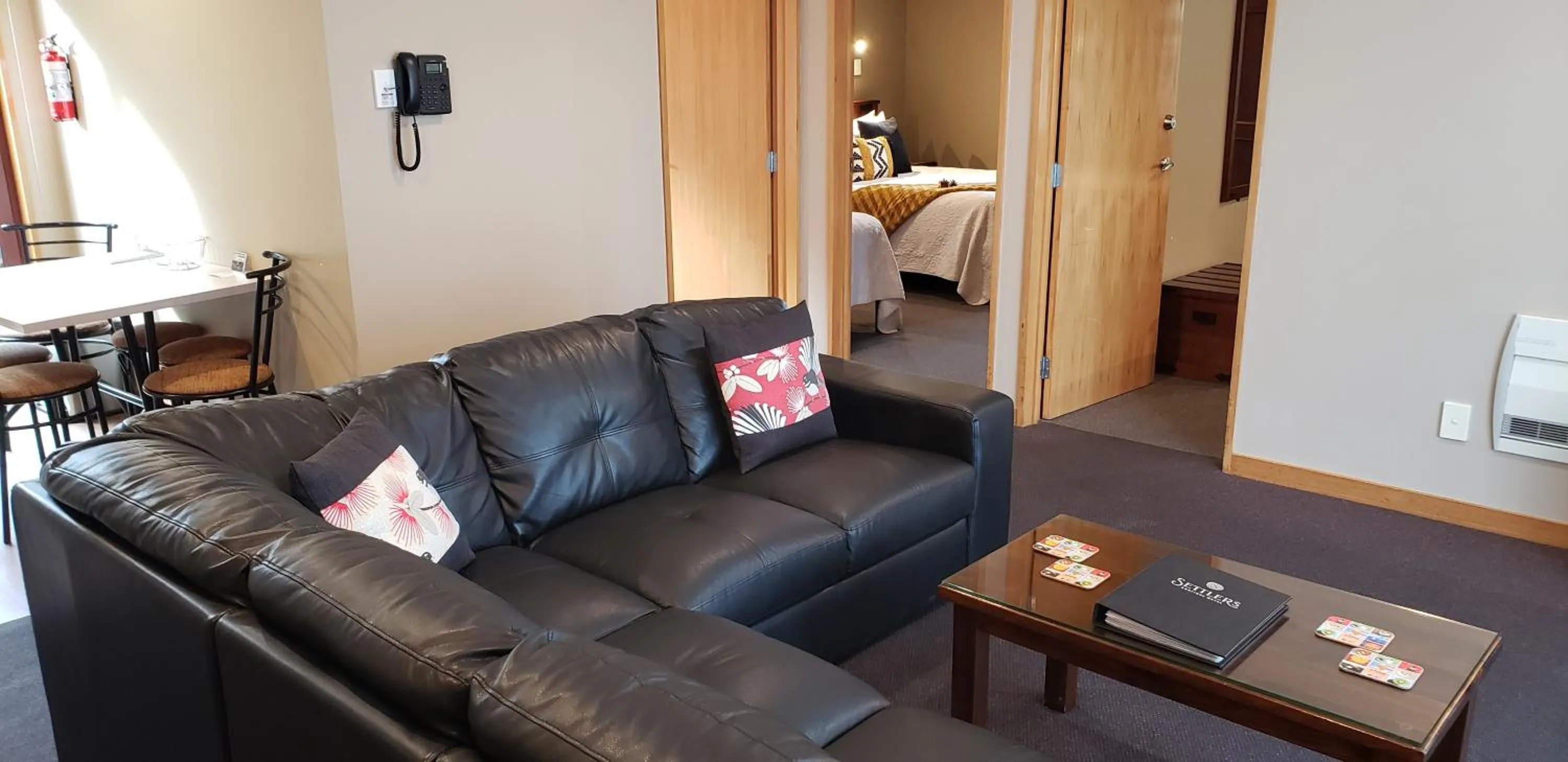 Living room in Settlers Boutique Motel