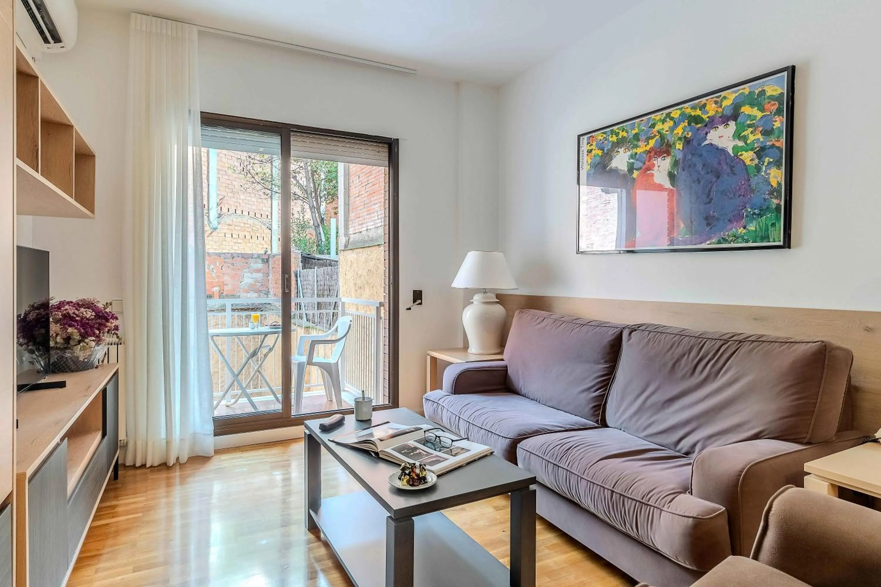 Living room in Aparthotel Bertrán