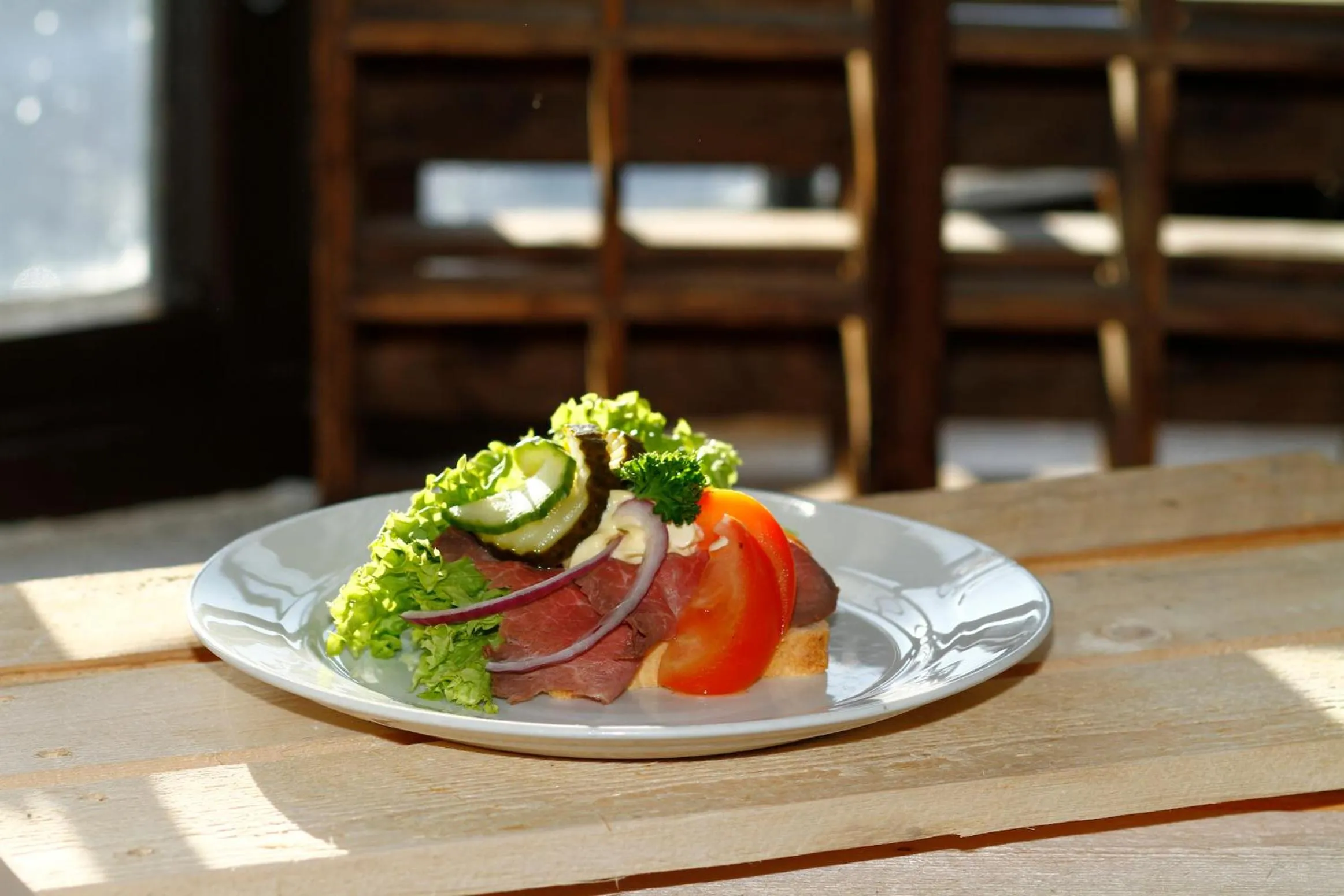 Food close-up in Grimstad Vertshus