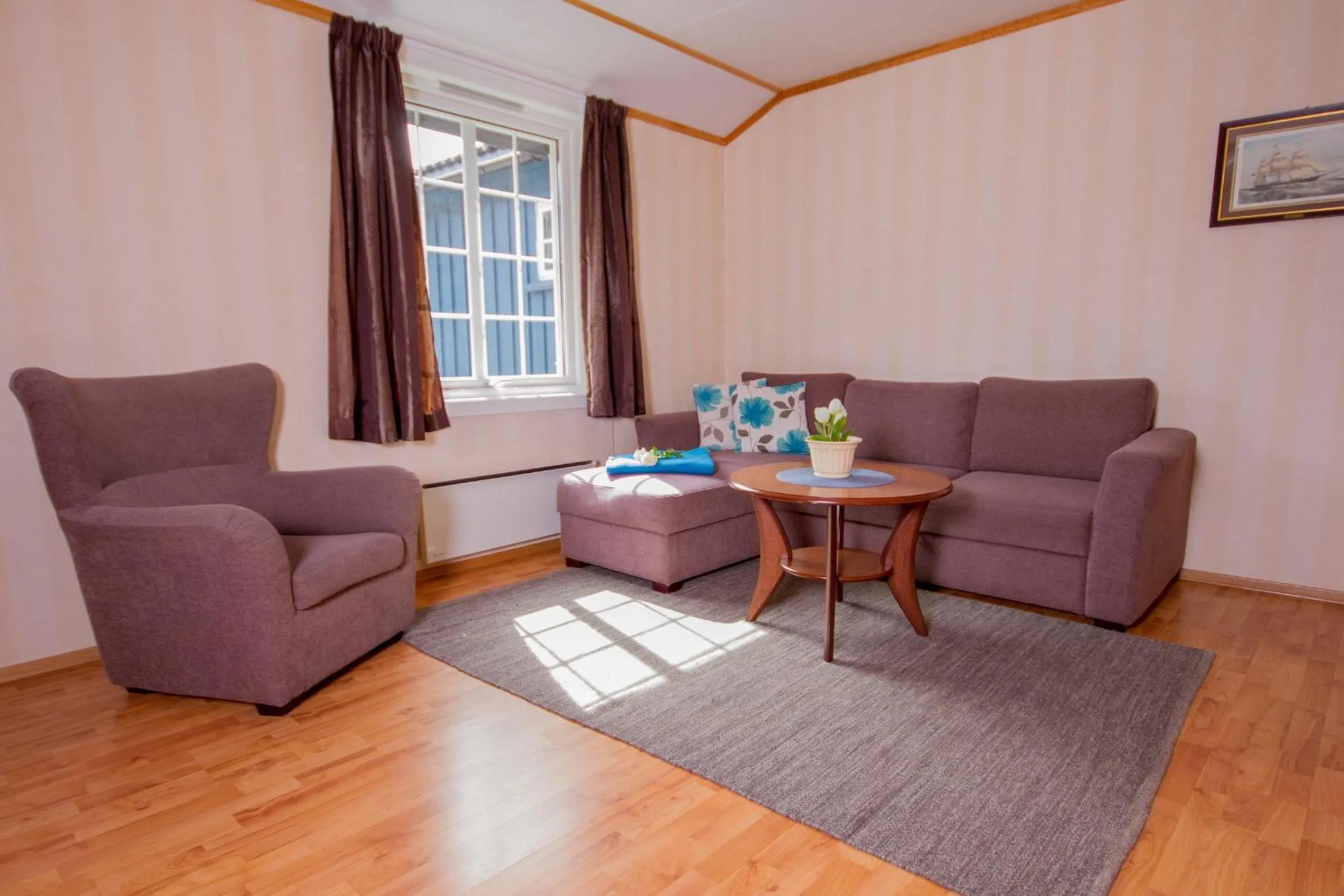 Seating area in Grimstad Vertshus