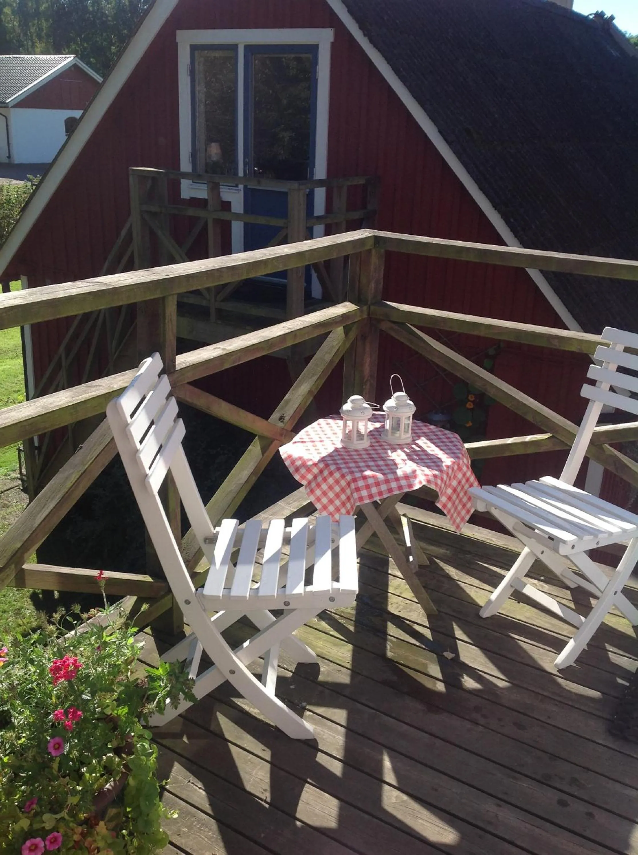 Balcony/Terrace in Gånarps rum och Stuguthyrning