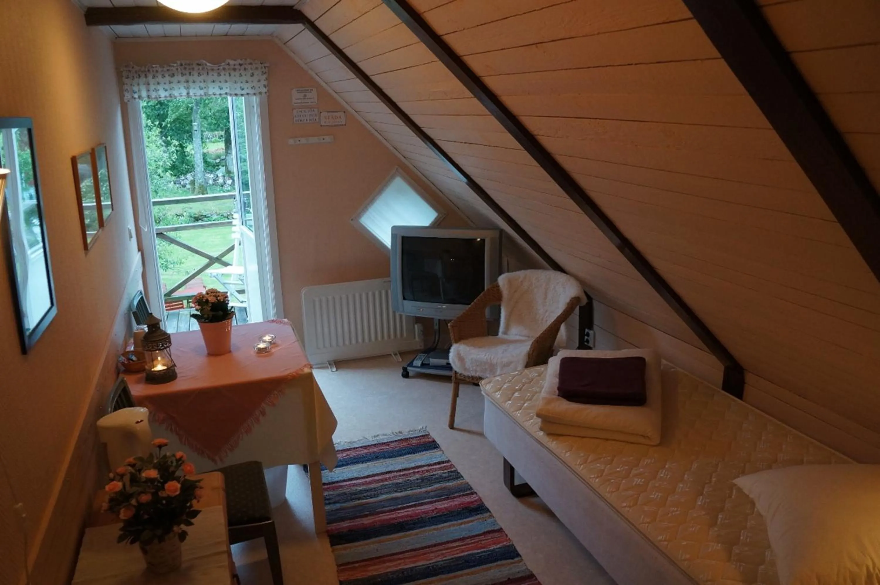 Bedroom in Gånarps rum och Stuguthyrning