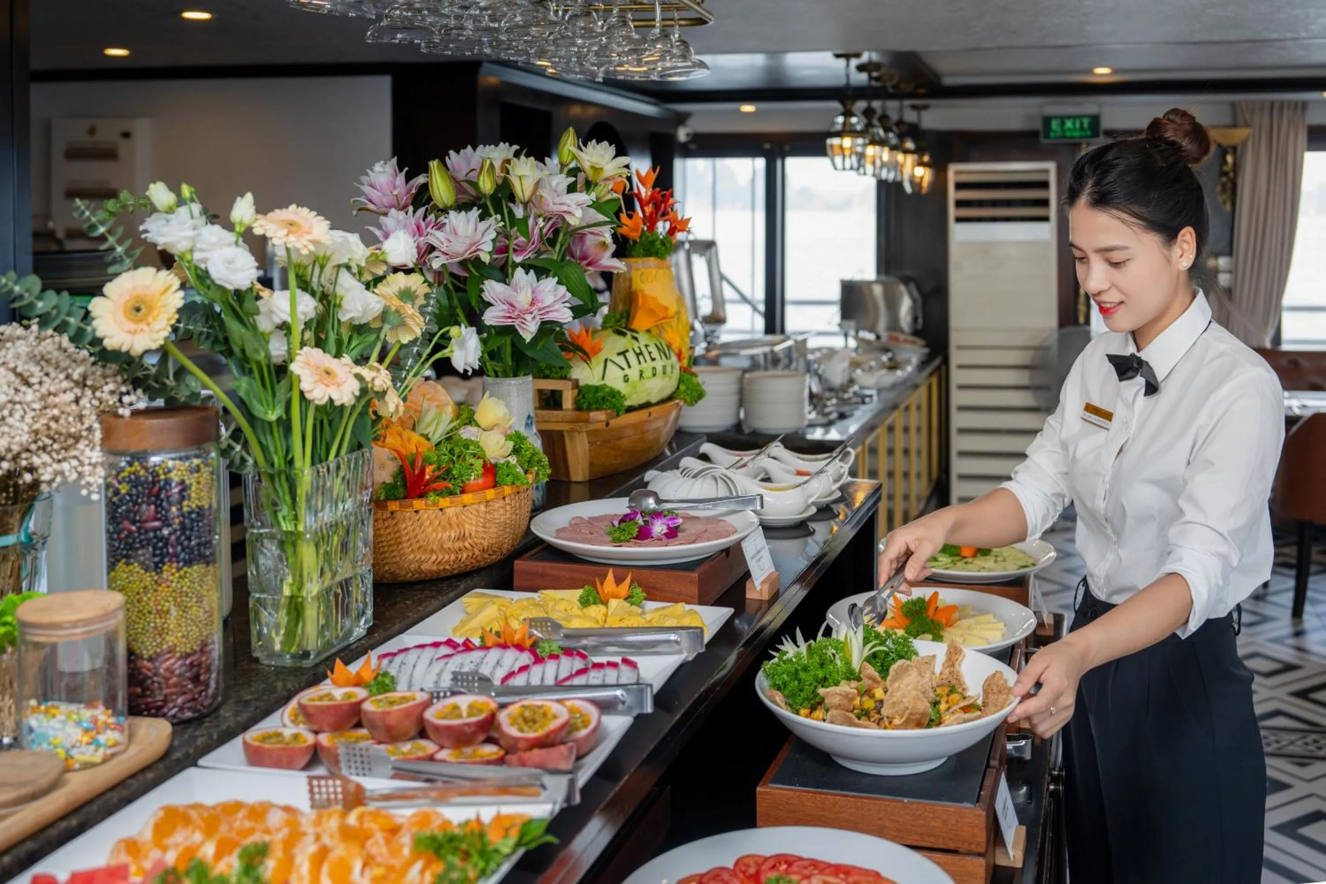 Food in Halong Athena Cruise