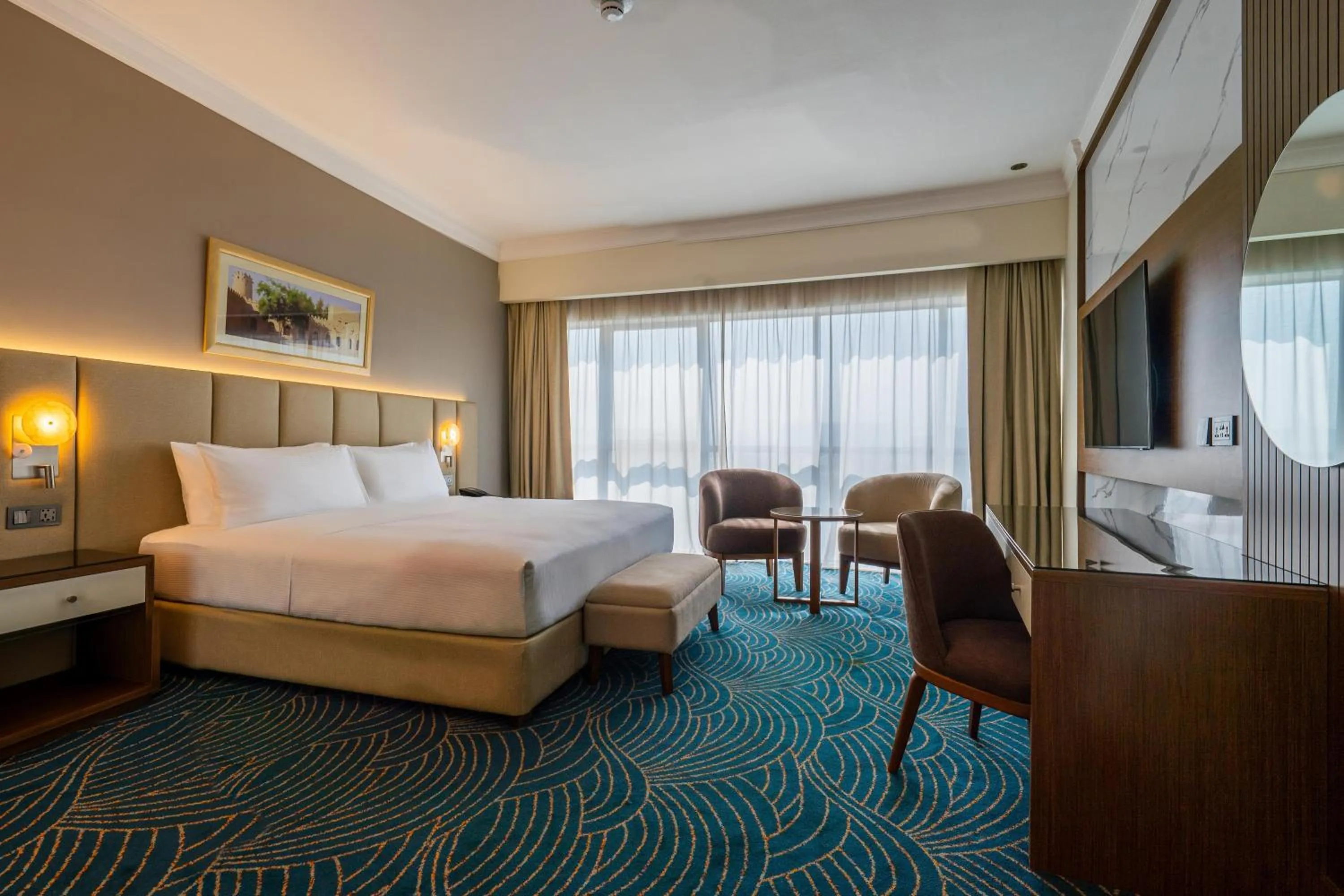 Bed in DoubleTree by Hilton Dubai Port Saeed