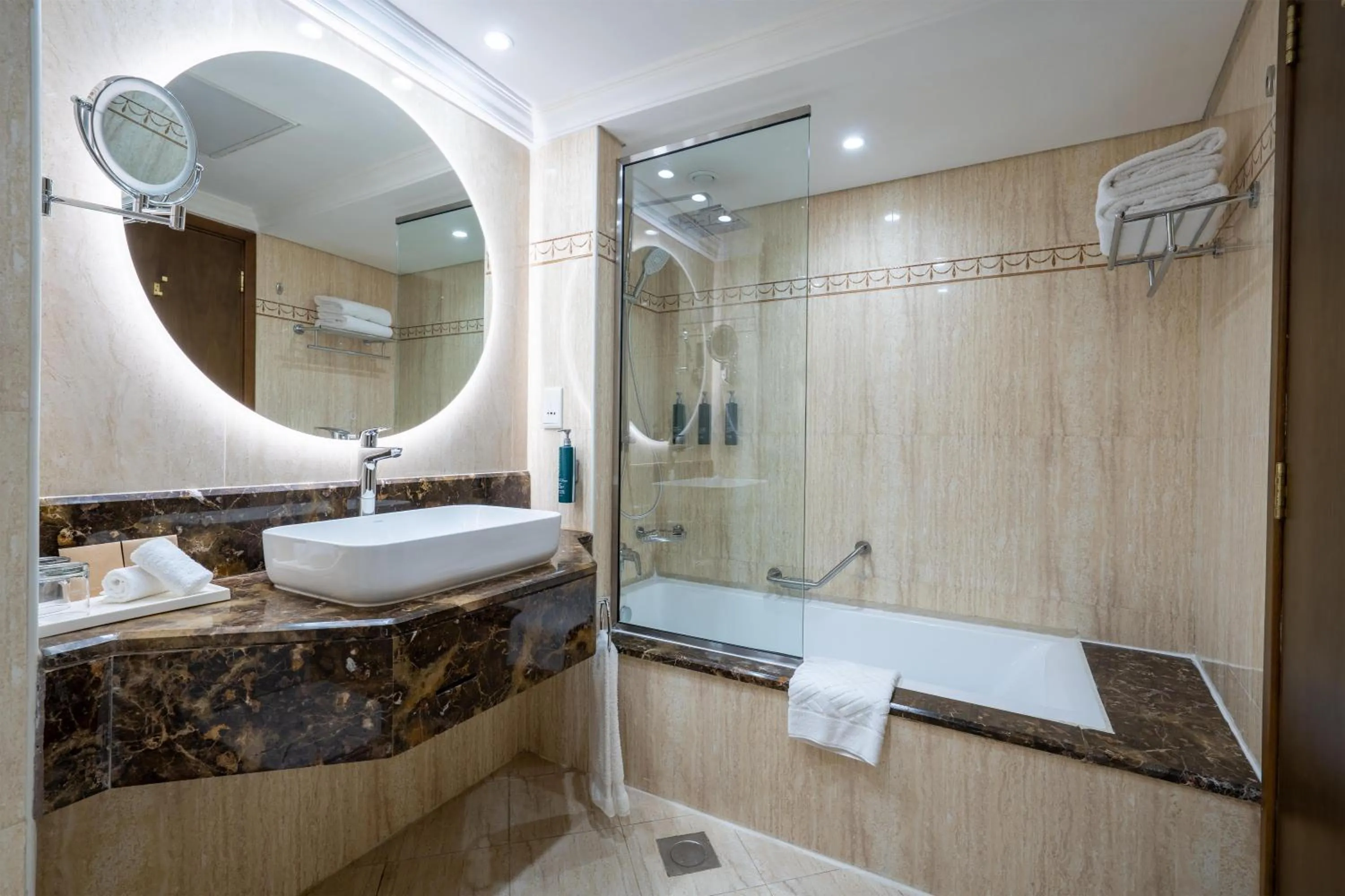 Bathroom in DoubleTree by Hilton Dubai Port Saeed