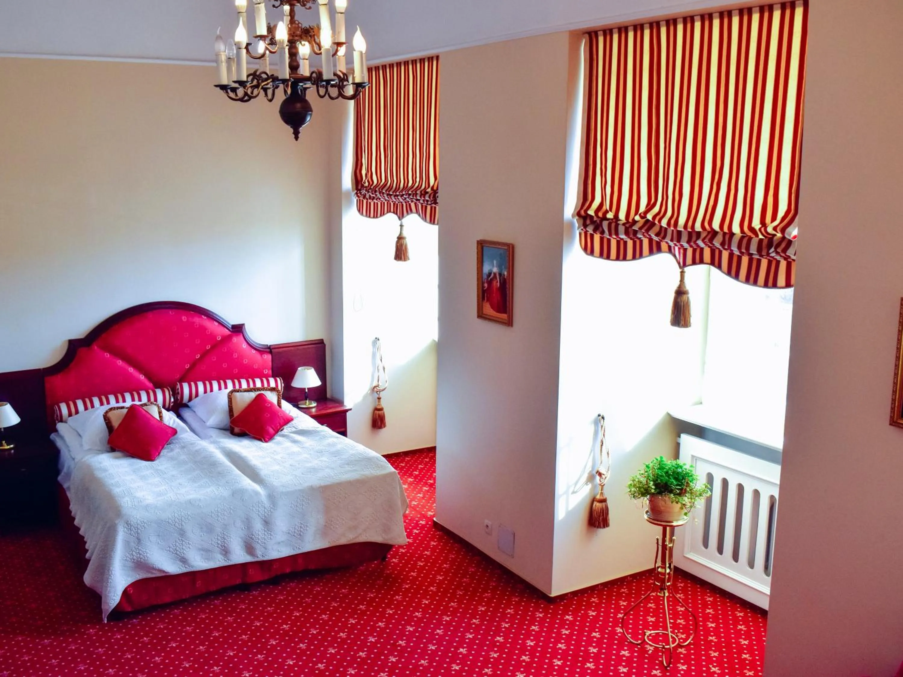 Bed in Hotel Zamek Królewski w Rydzynie