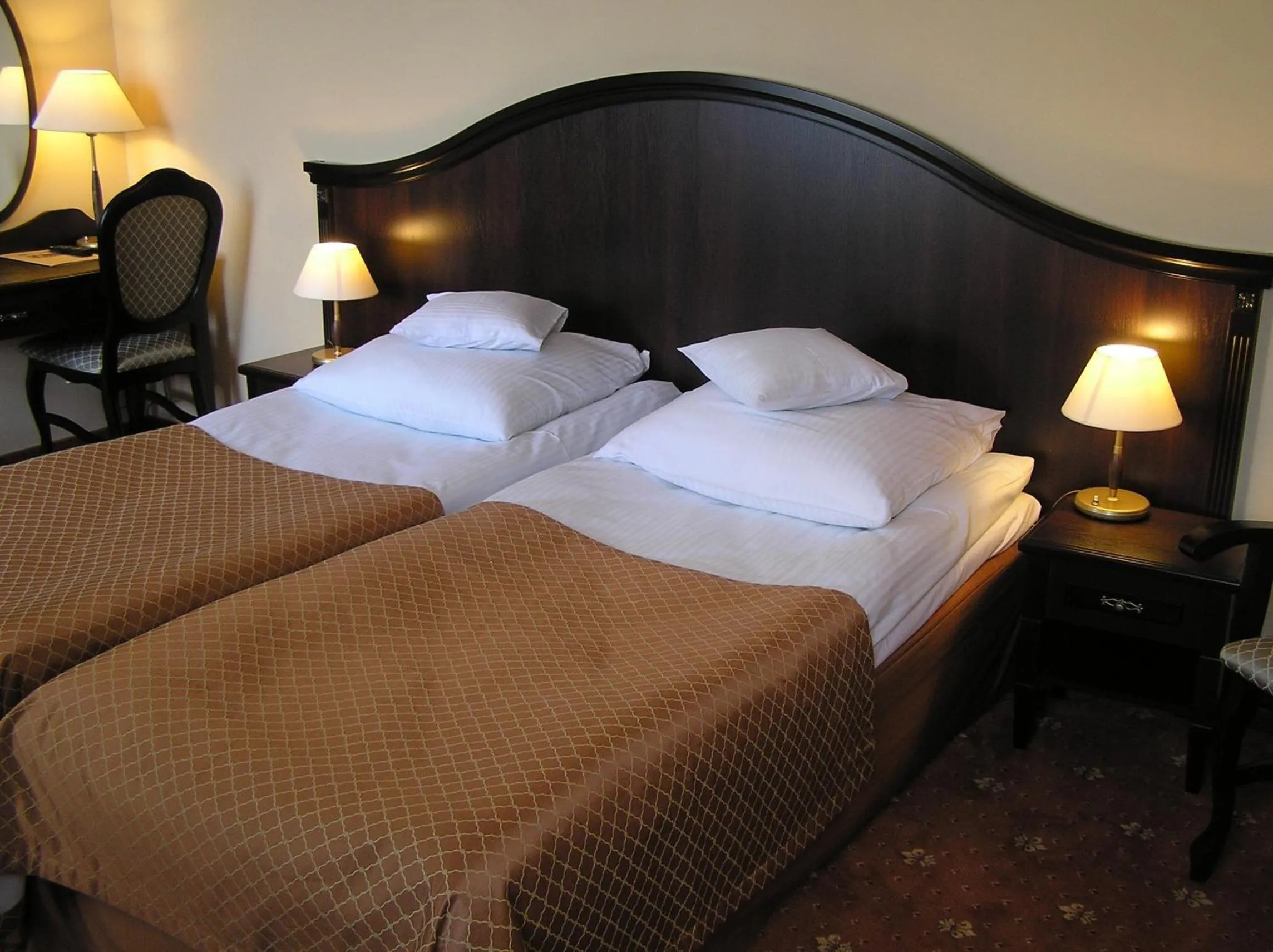 Bed in Hotel Zamek Królewski w Rydzynie