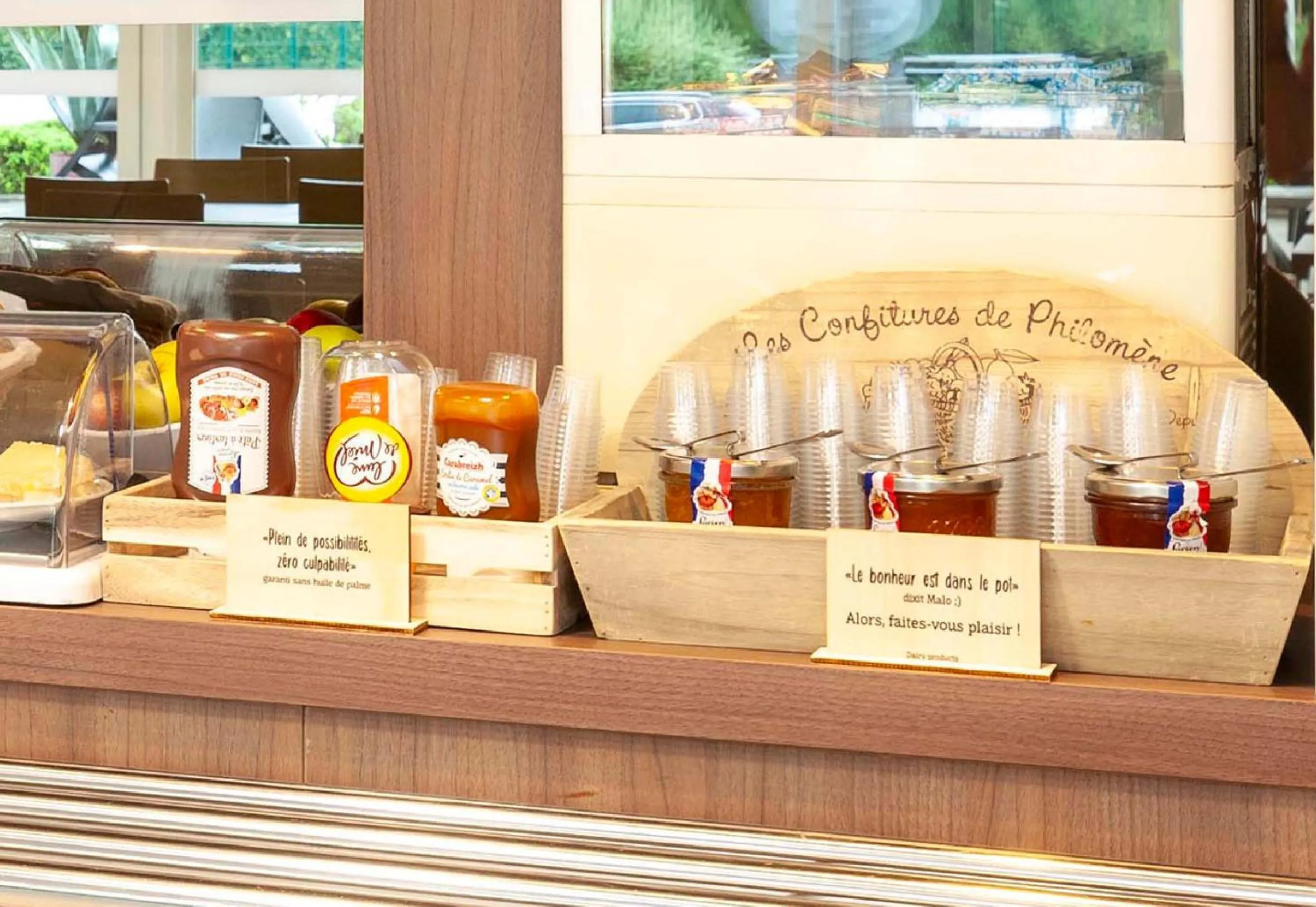 Buffet breakfast in B&B HOTEL Saint Jean de Luz