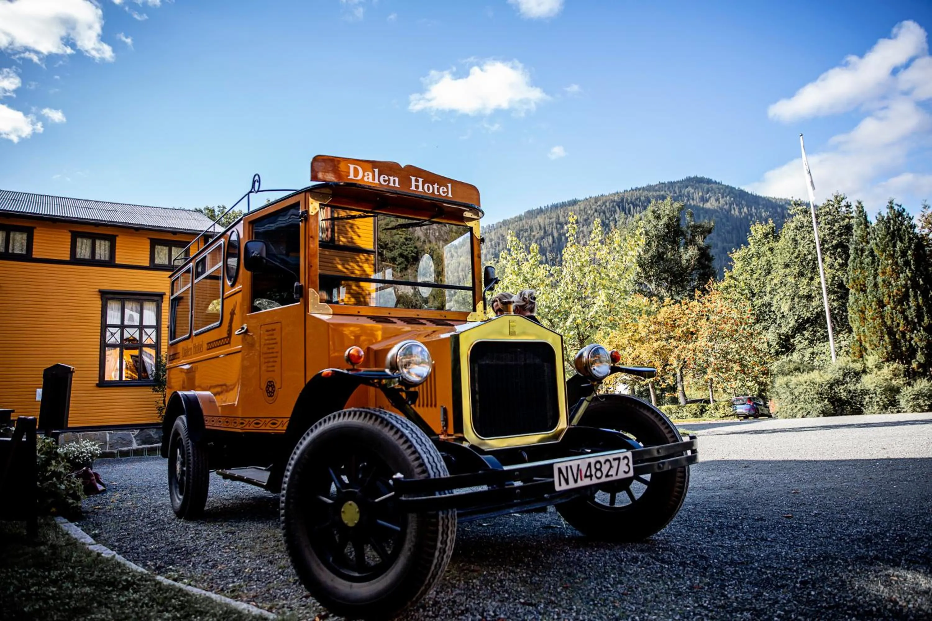 Facade/entrance in Dalen Hotel