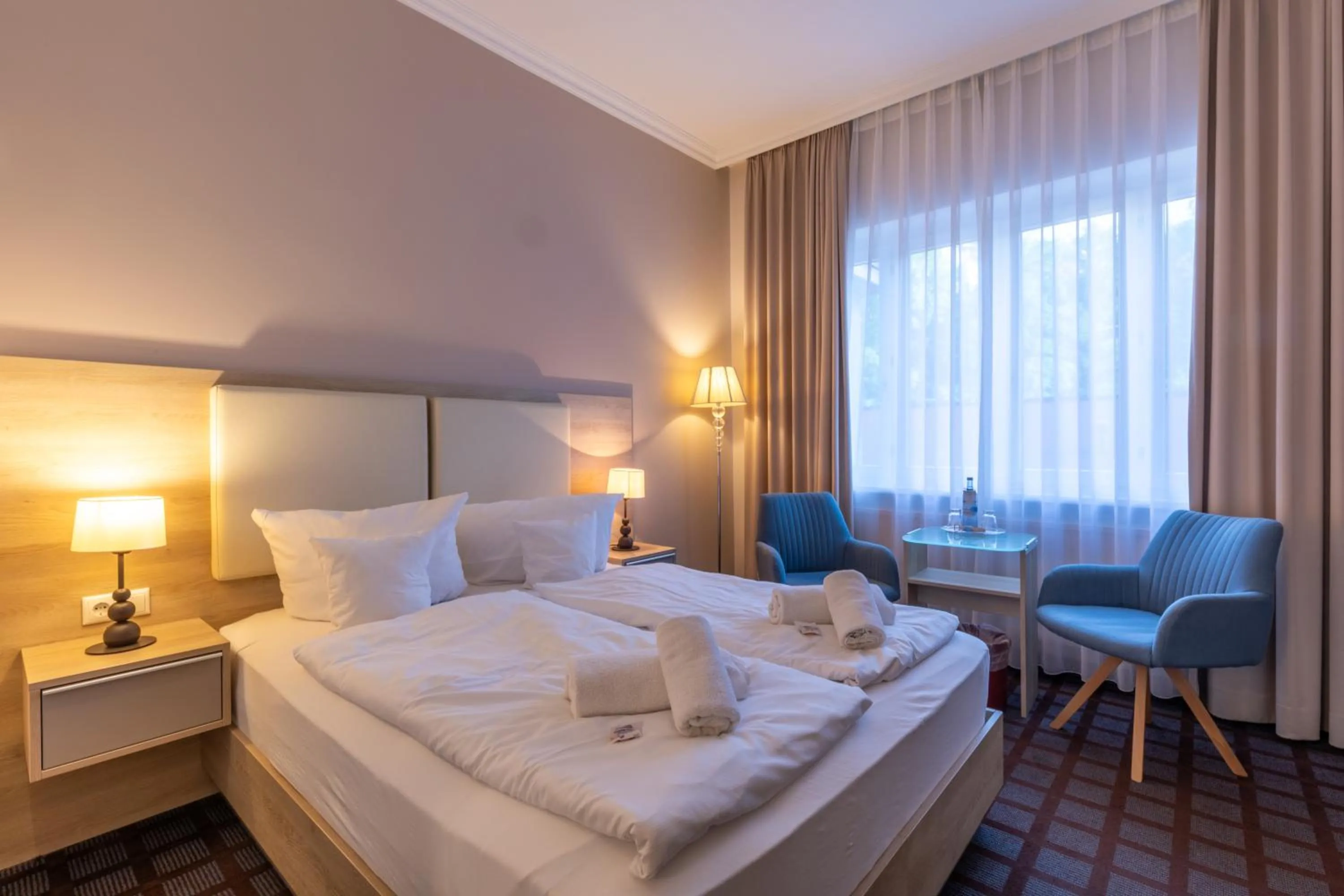 Photo of the whole room, Bed in Hotel Polar-Stern