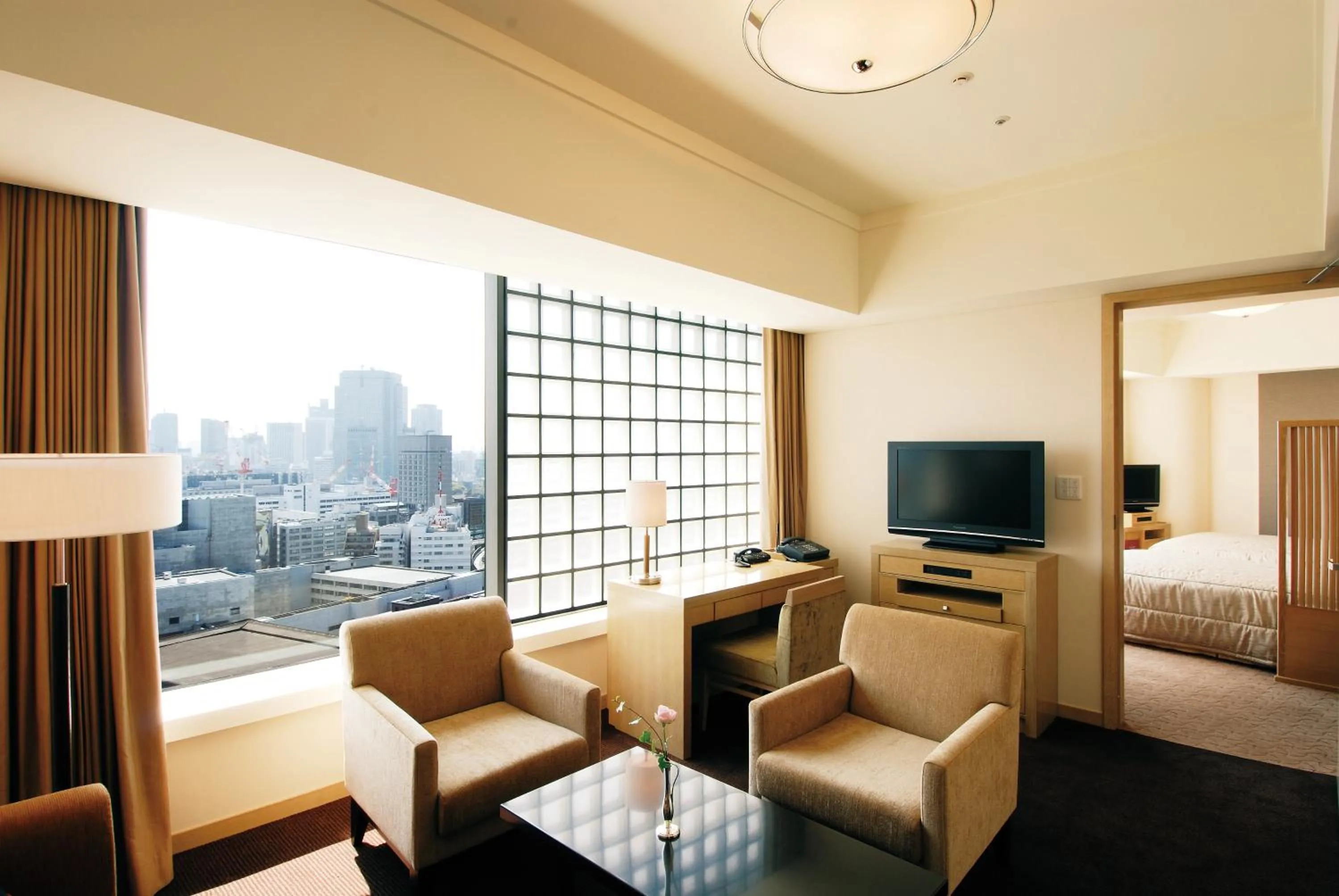 View (from property/room), Bed in Hotel Grand Arc Hanzomon