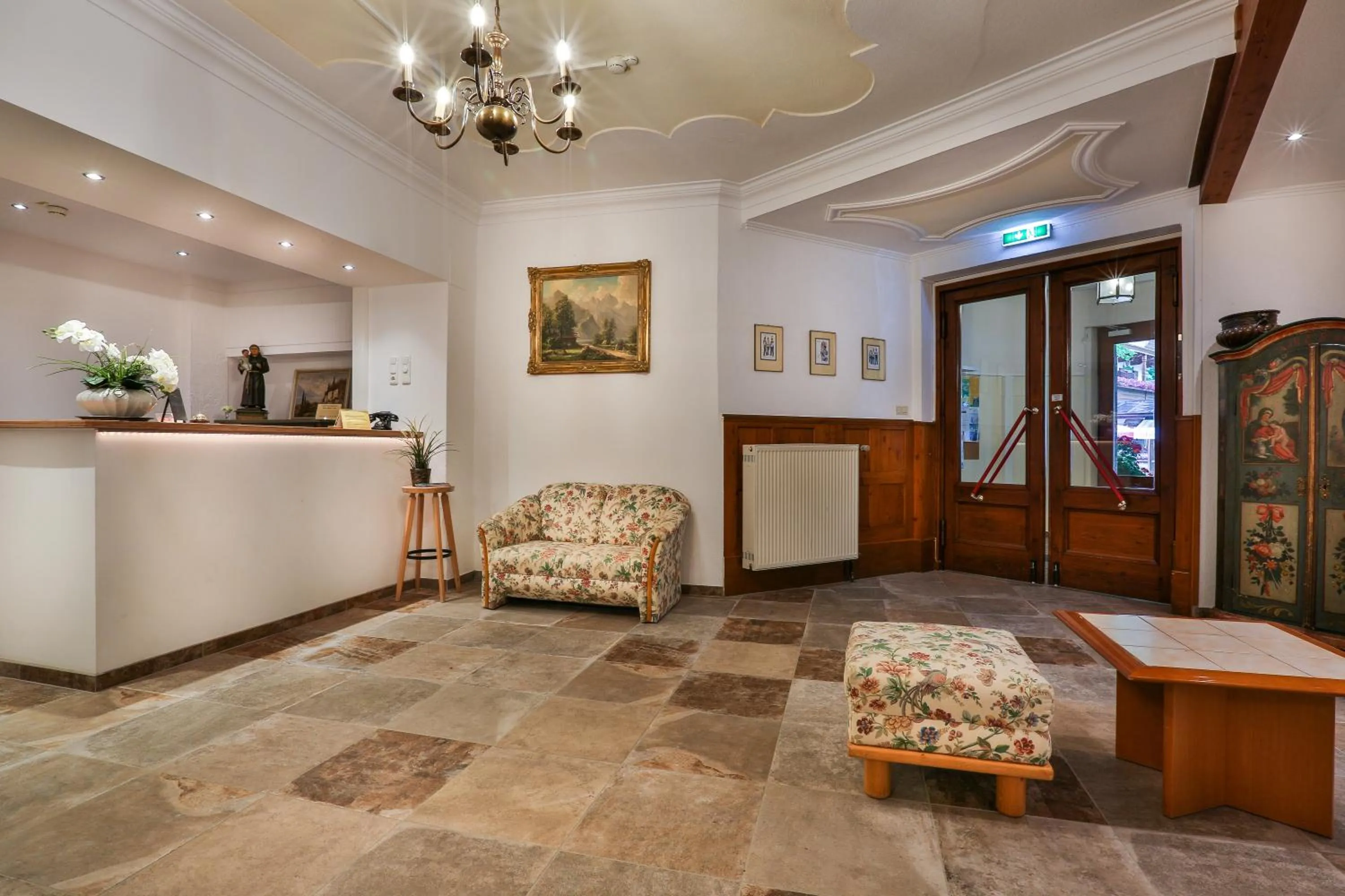 Lobby or reception in Hotel Schiffmeister