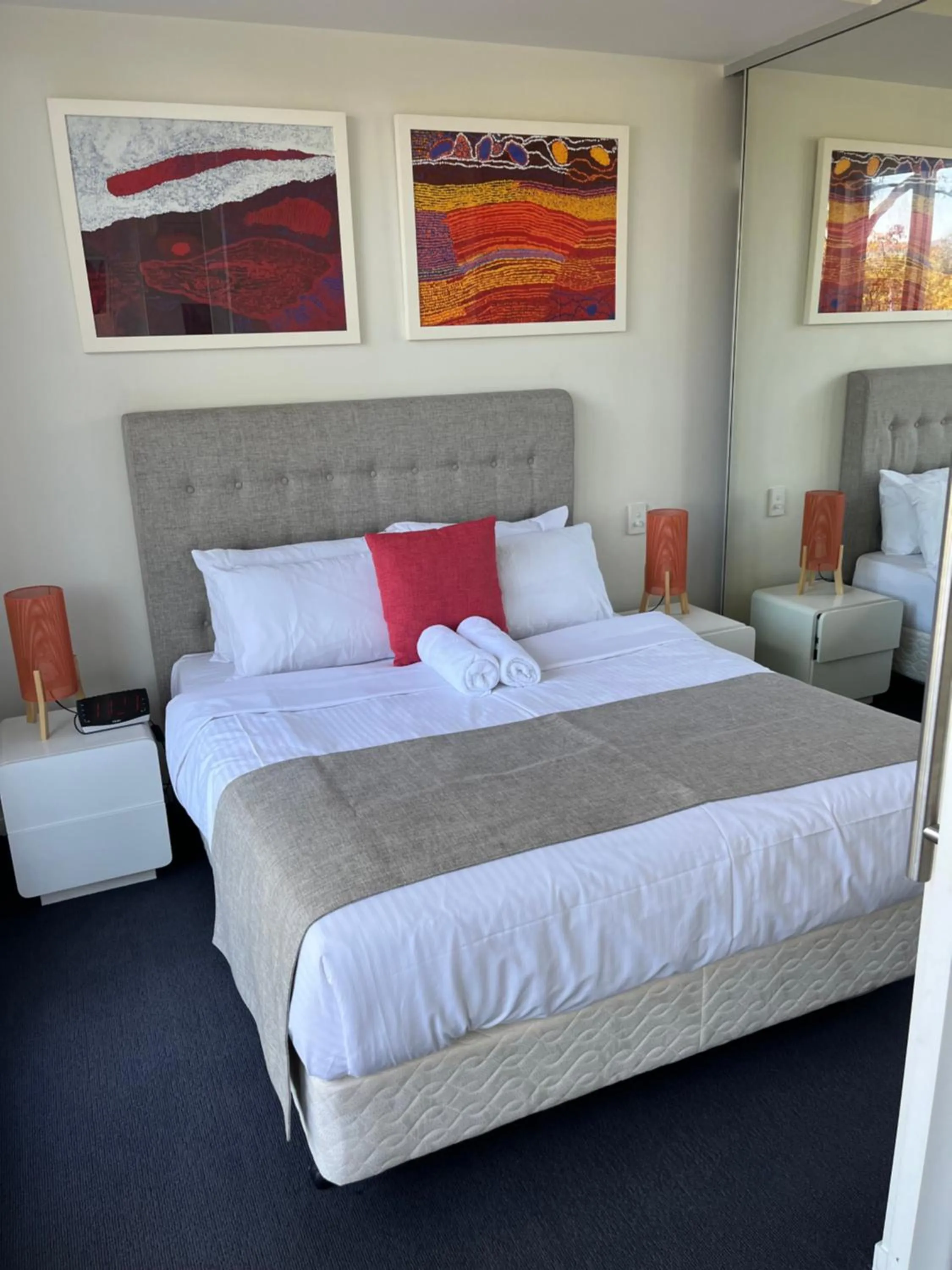 Bed in Tasha's Apartments on Warwick