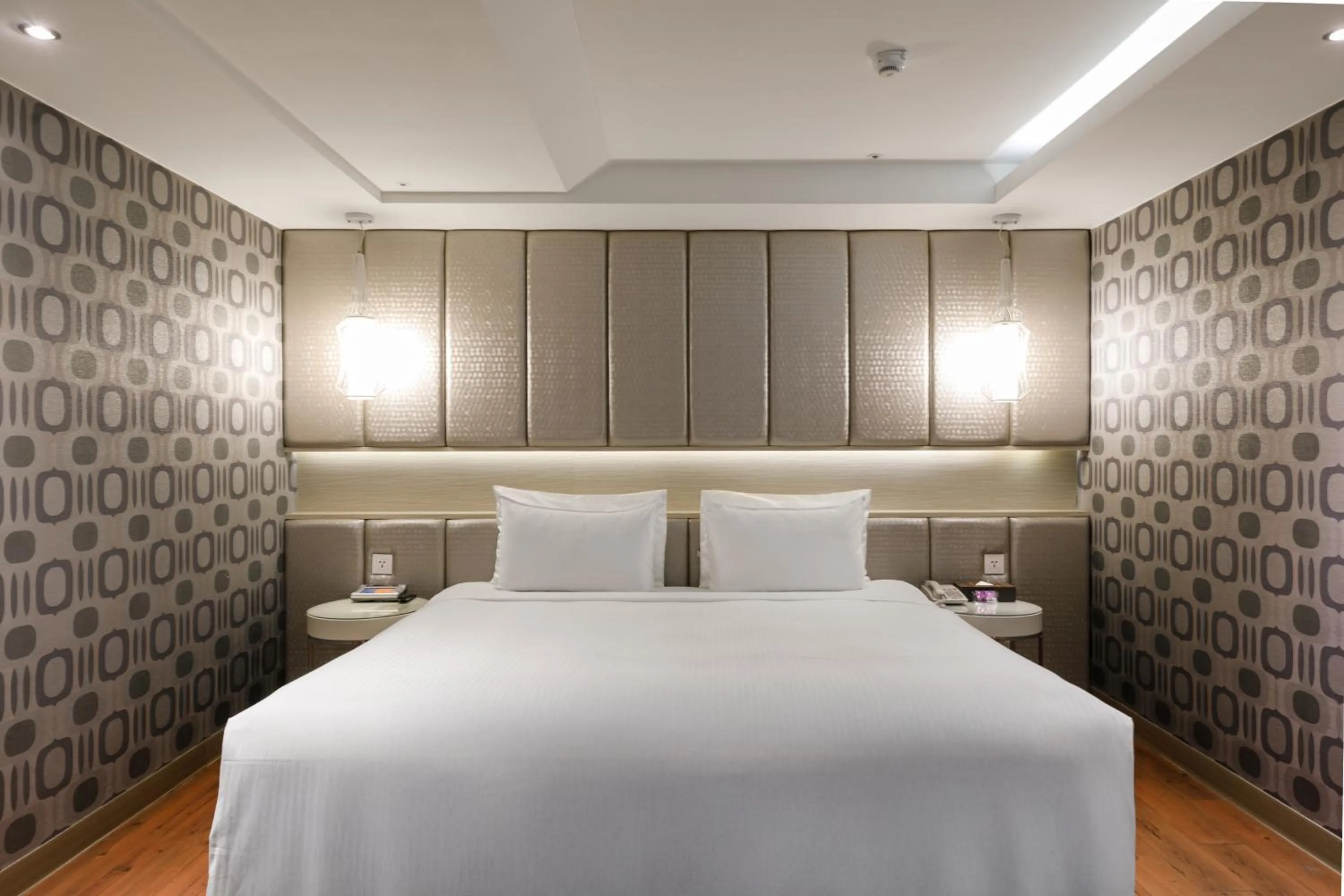 Bed in Surreal Motel