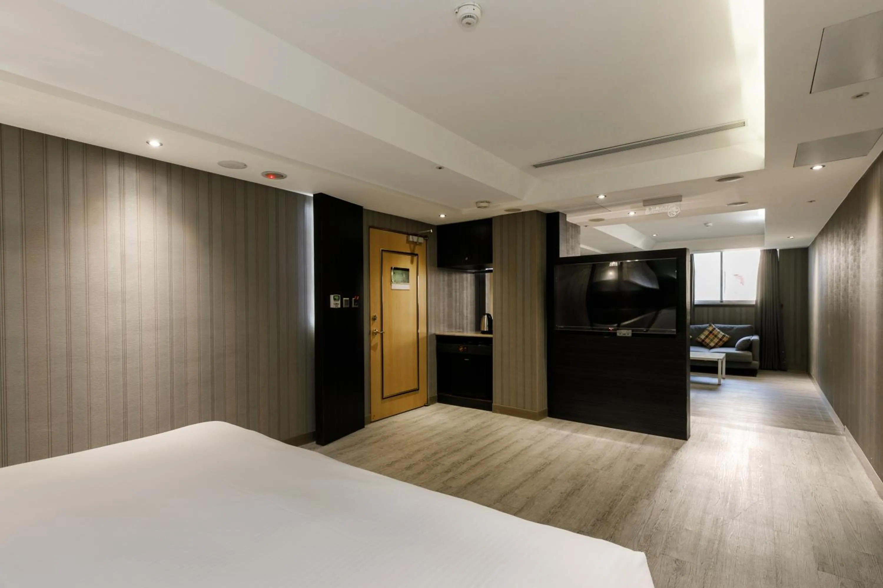 Bed in Surreal Motel