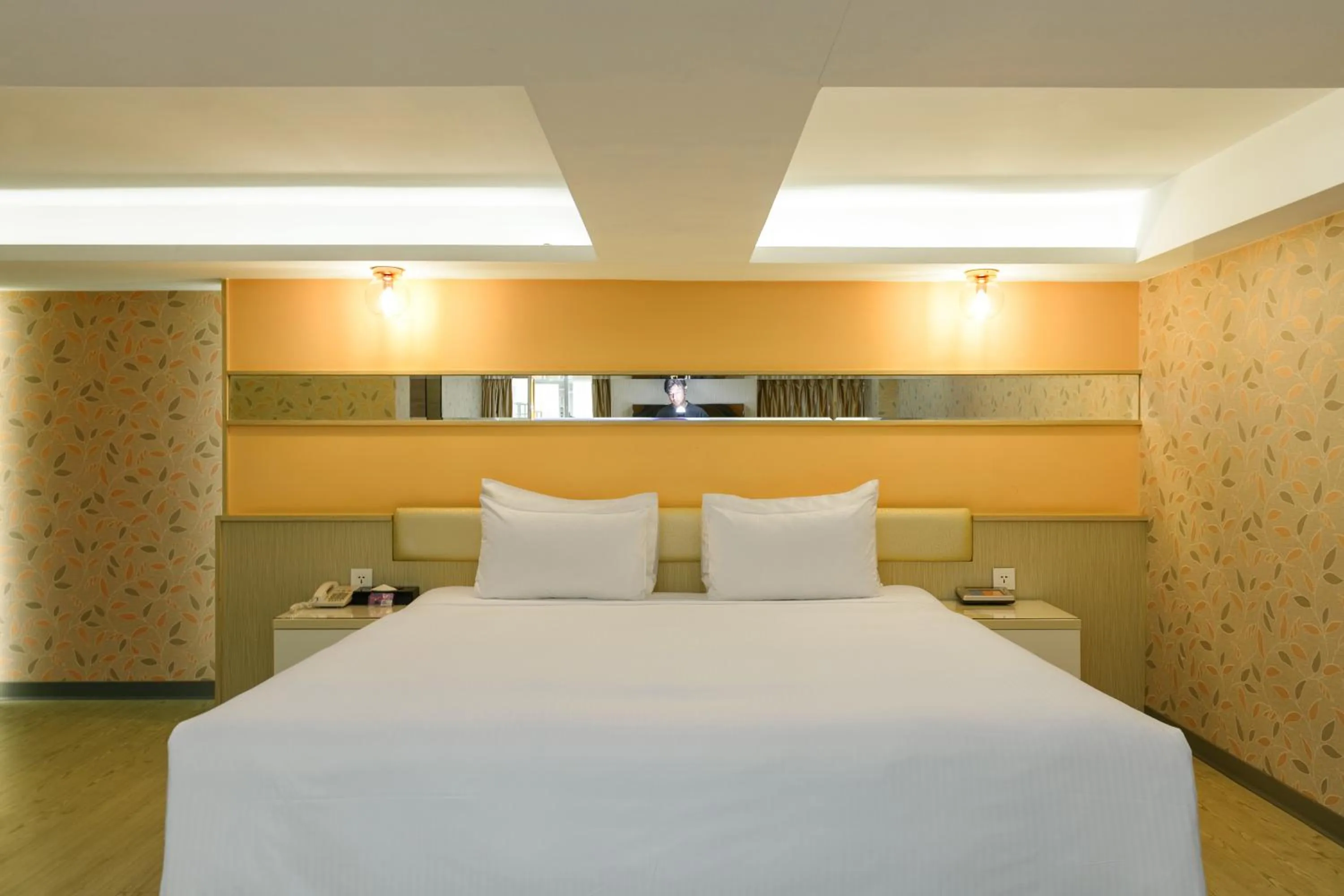 Bed in Surreal Motel