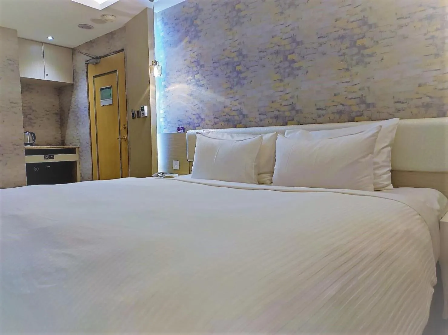 Bed in Surreal Motel