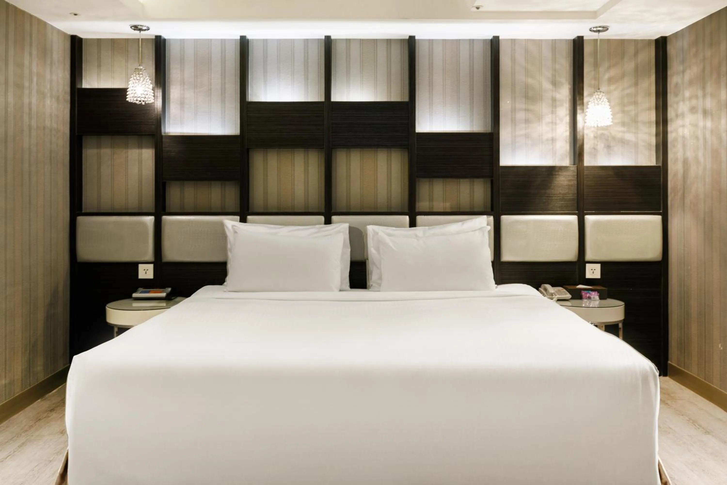 Bed in Surreal Motel