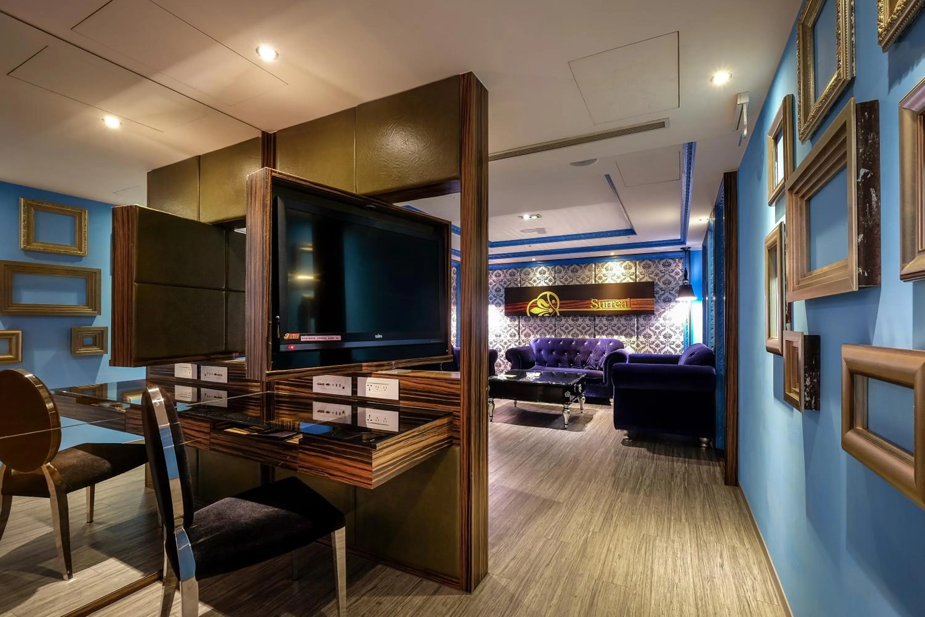 Bed in Surreal Motel