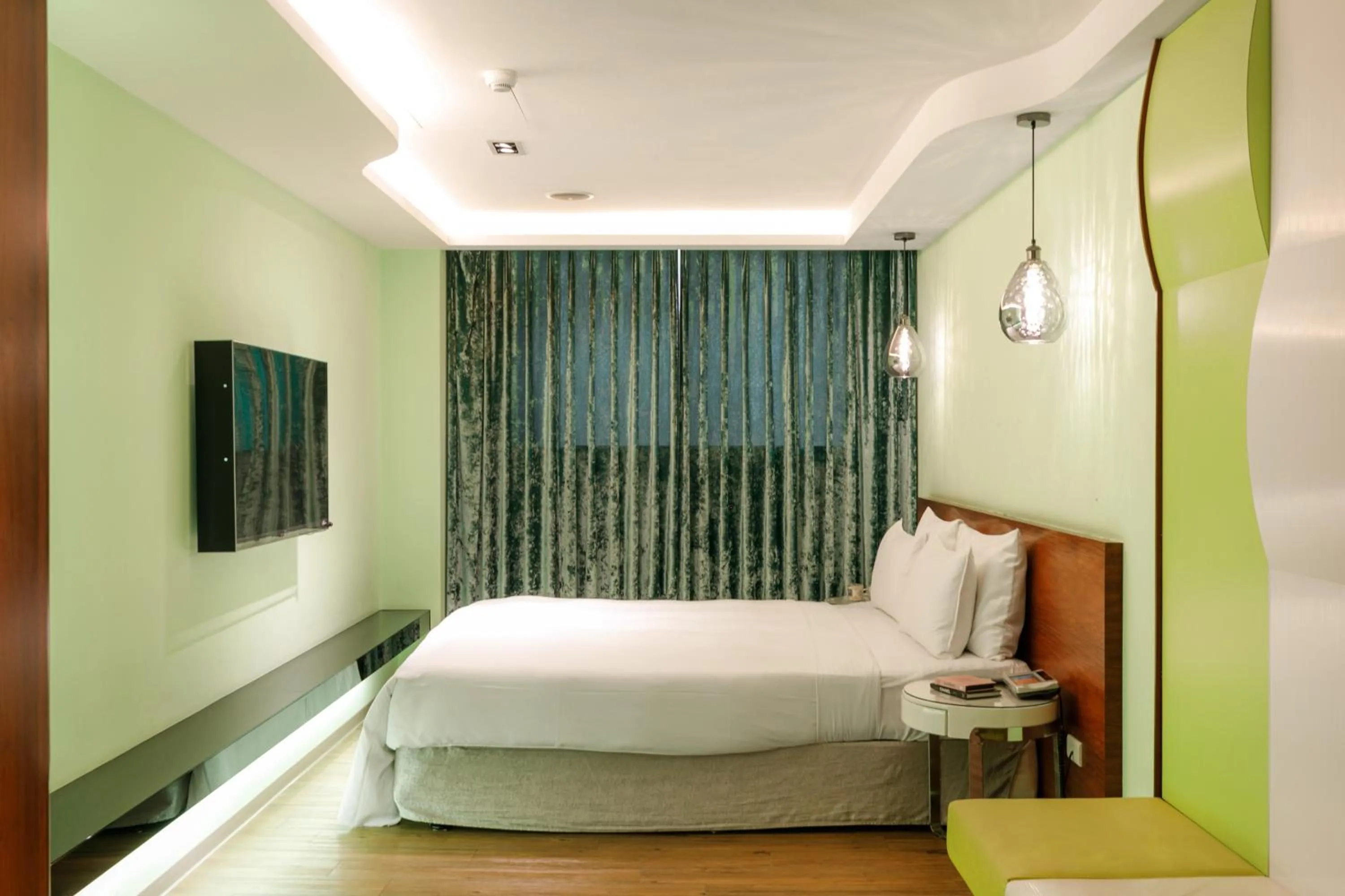 Bed in Surreal Motel