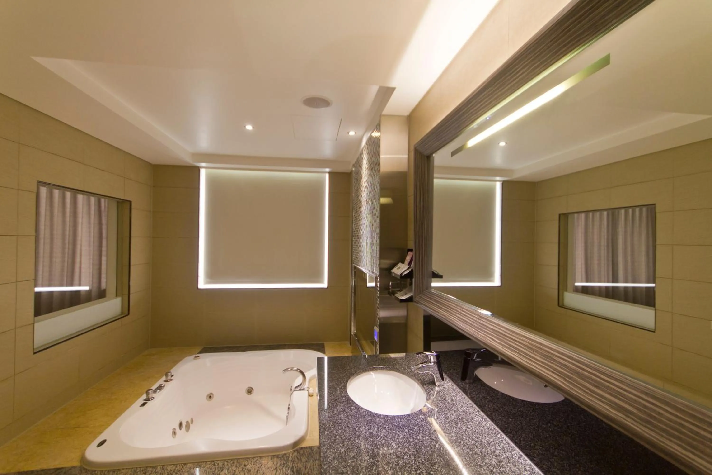 Bed in Surreal Motel