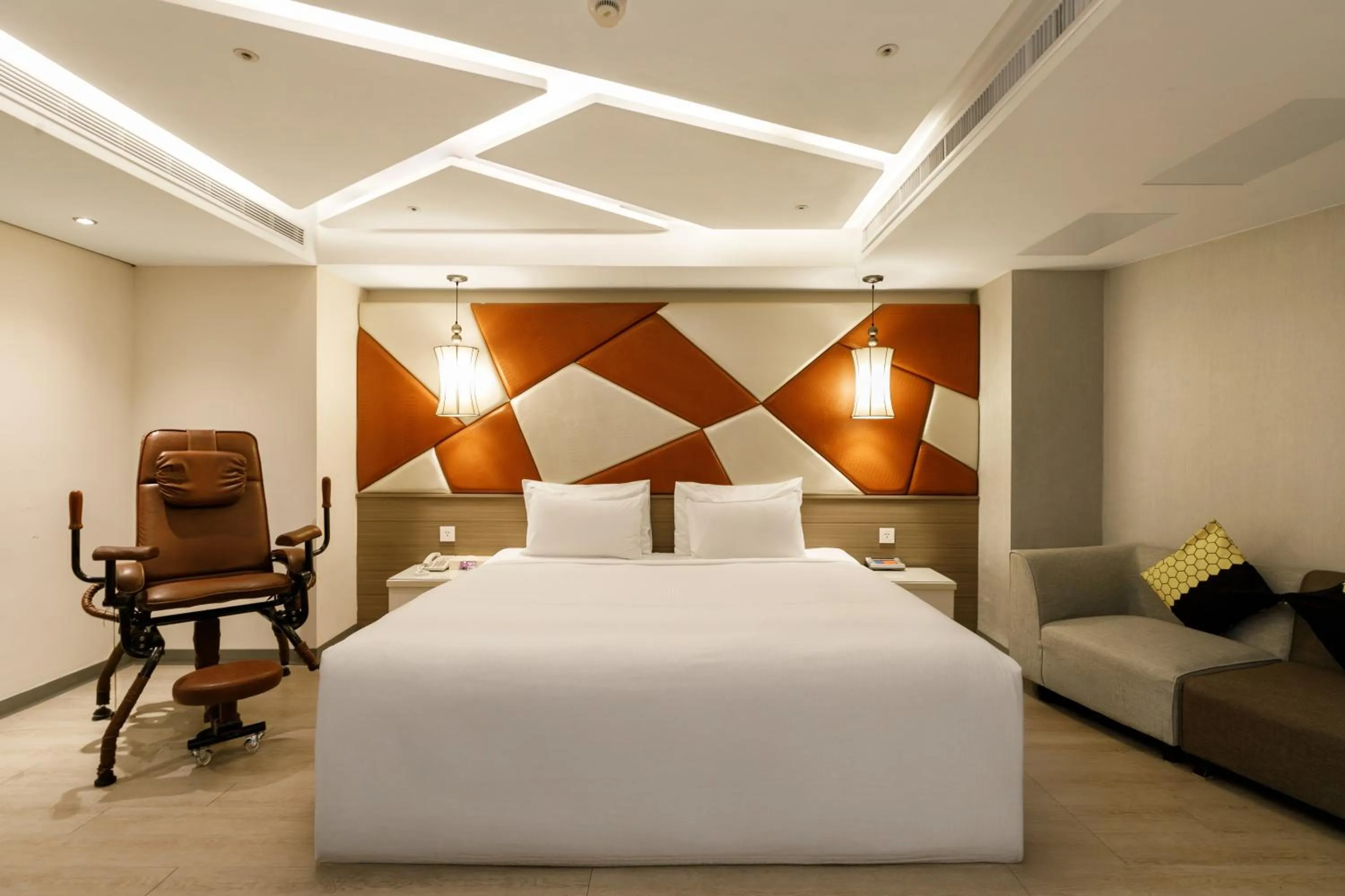 Bed in Surreal Motel